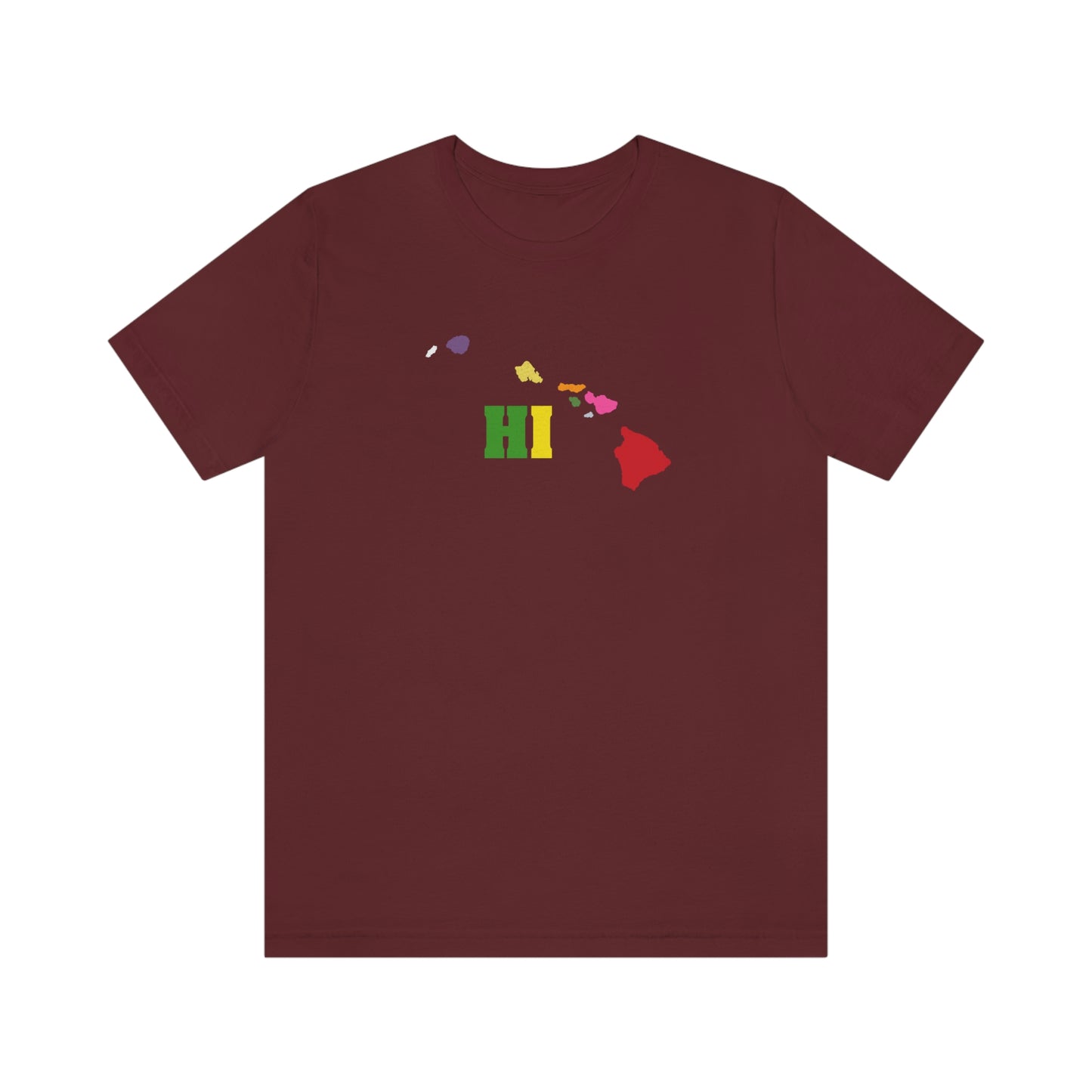 State Love- Hawaii Green Unisex Jersey Short Sleeve Tee