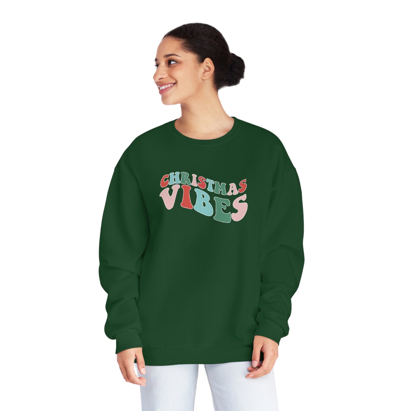 NWT- Christmas Vibes 1 Unisex NuBlend® Crewneck Sweatshirt