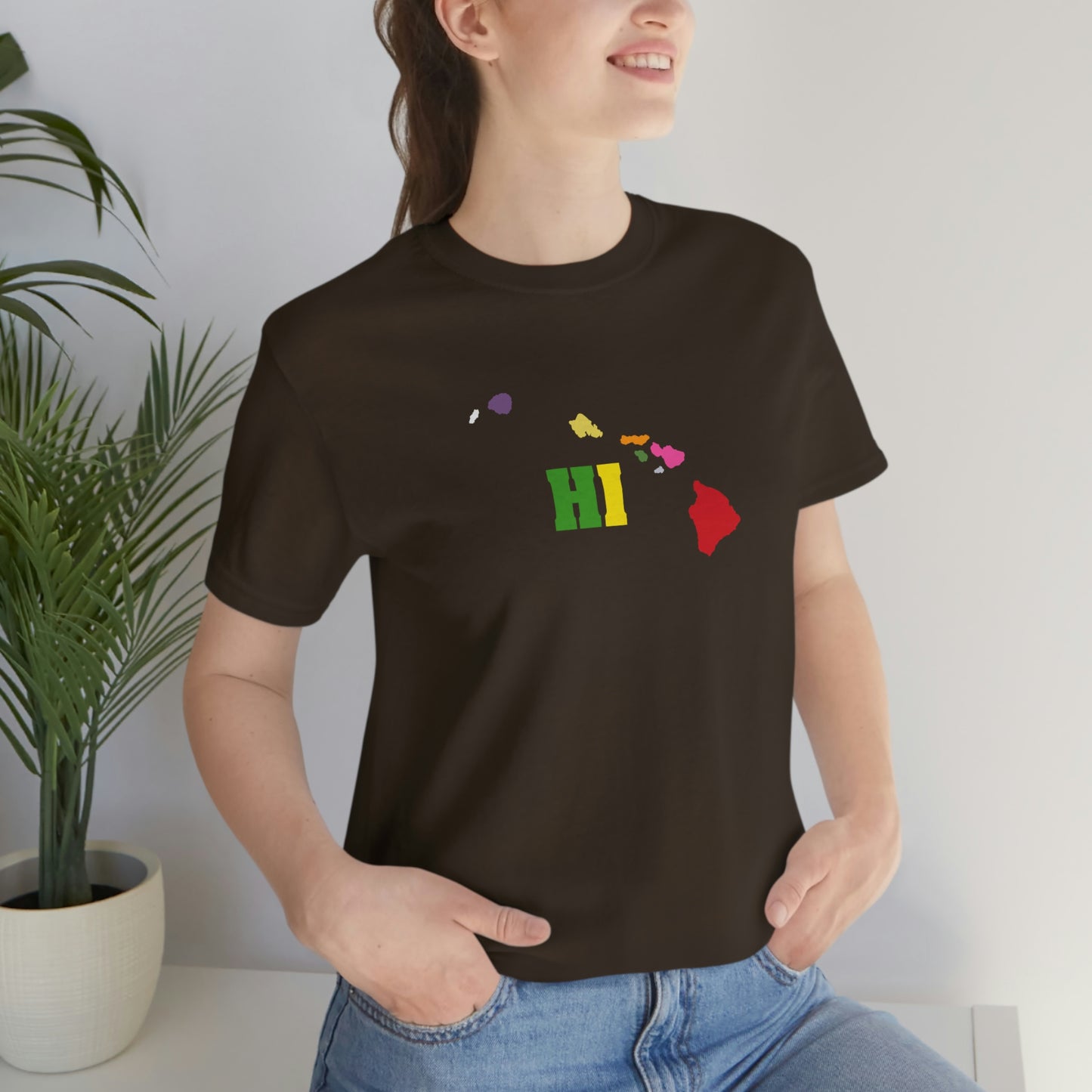 State Love- Hawaii Green Unisex Jersey Short Sleeve Tee