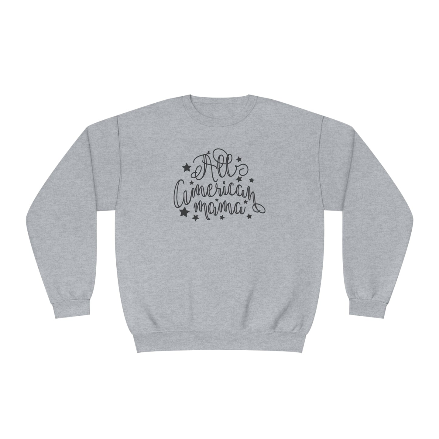 NWT- All American Mama Unisex NuBlend® Crewneck Sweatshirt
