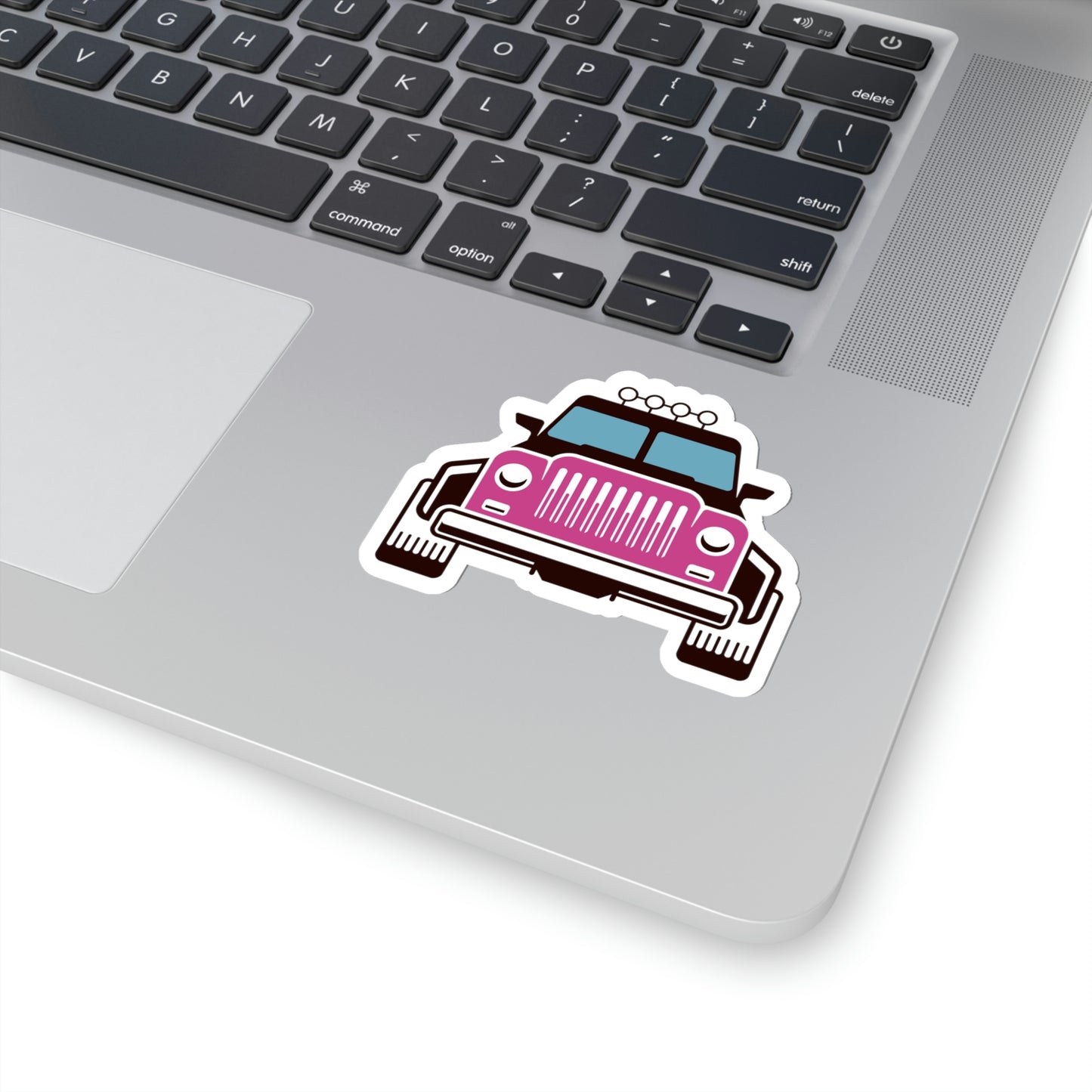 NWT- Pink Jeep Kiss-Cut Stickers