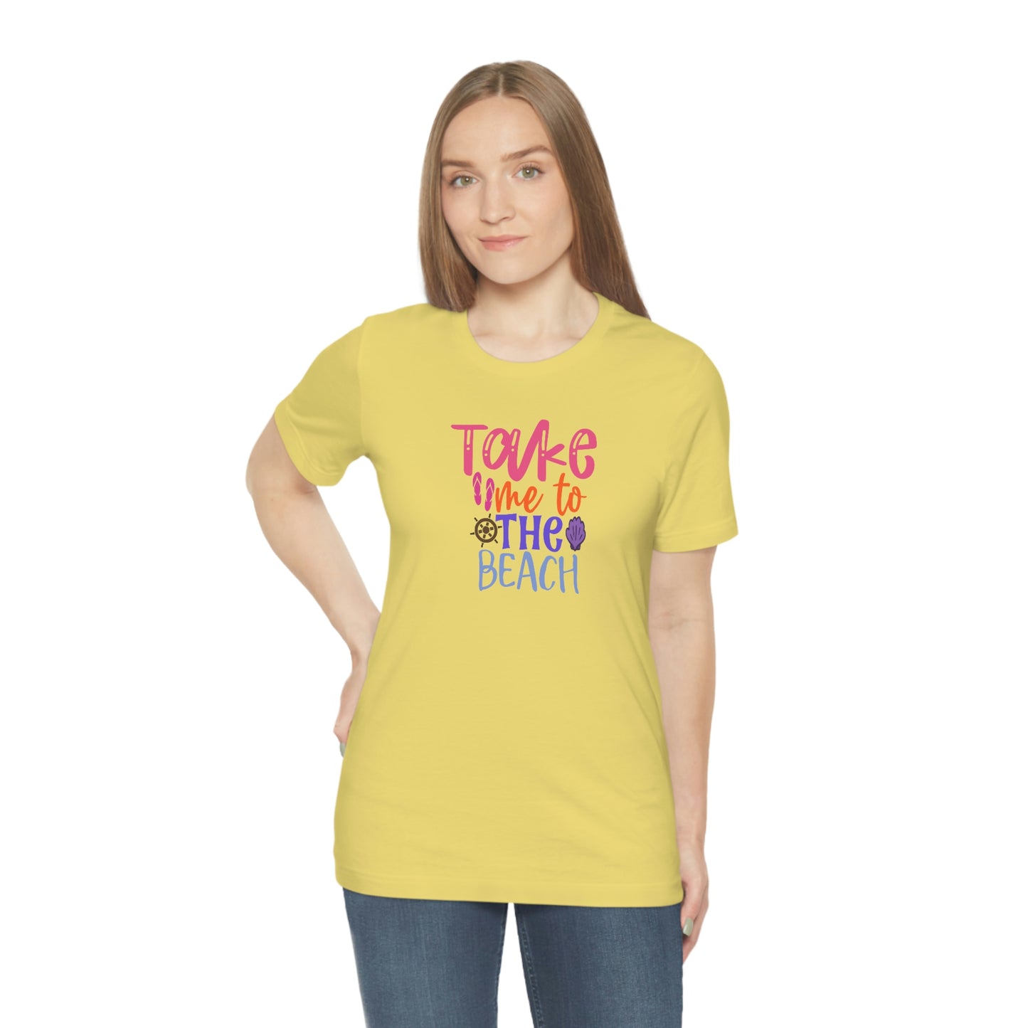 NWT - Take Me To The Beach Unisex Jersey Short Sleeve Tee