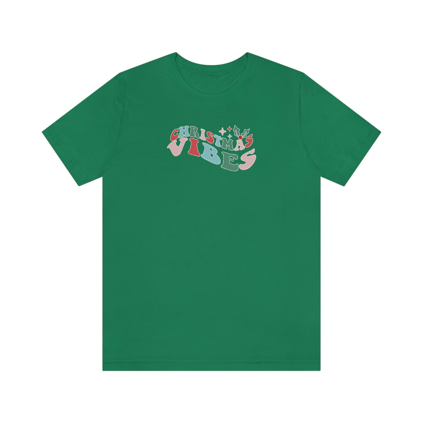 Holiday Christmas Vibes Unisex Jersey Short Sleeve Tee