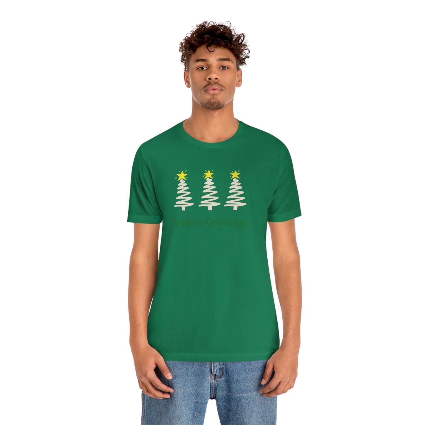 Holiday Seasons Greetings Unisex Jersey Short Sleeve Tee