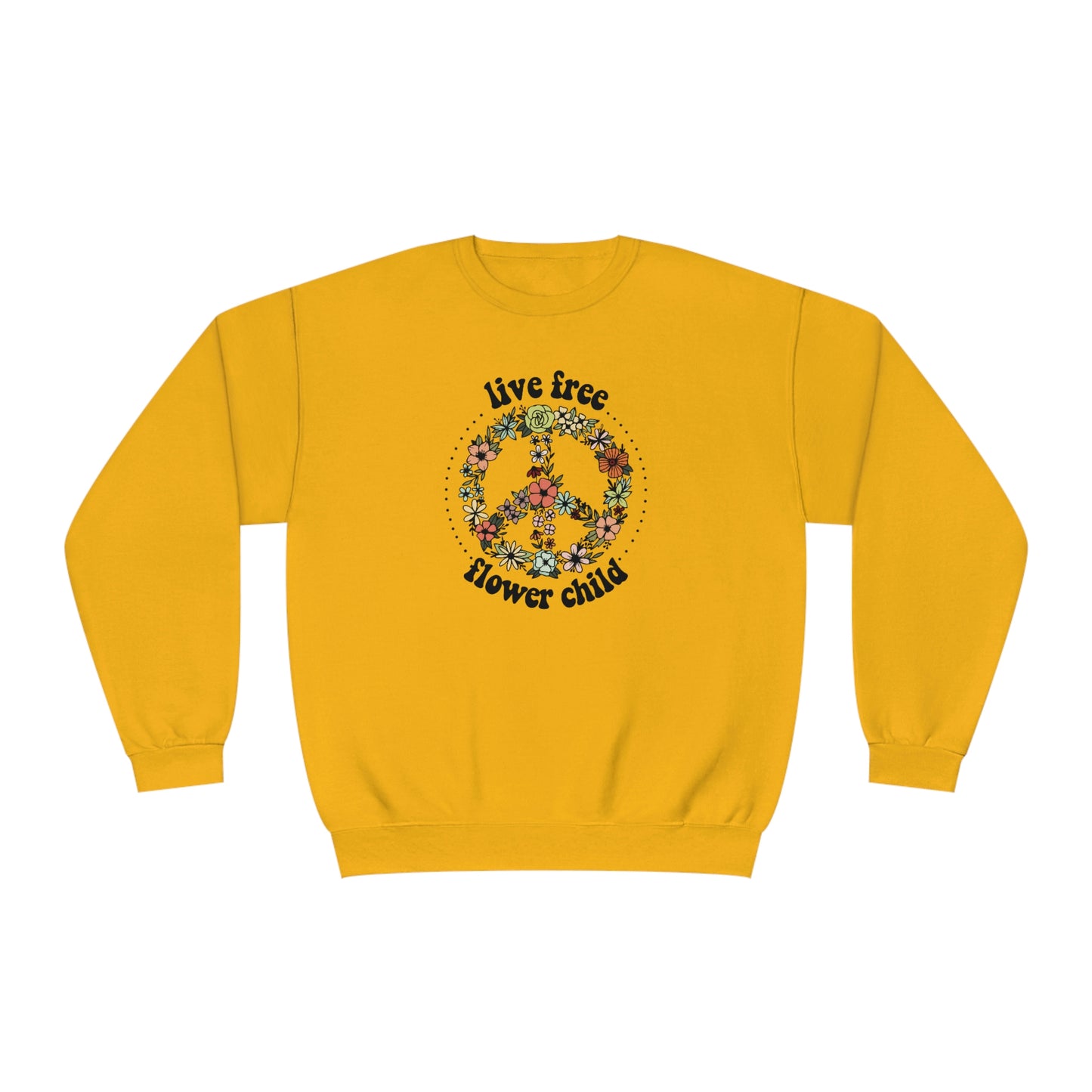 NWT - Wildflowers Flower Child Unisex NuBlend® Crewneck Sweatshirt