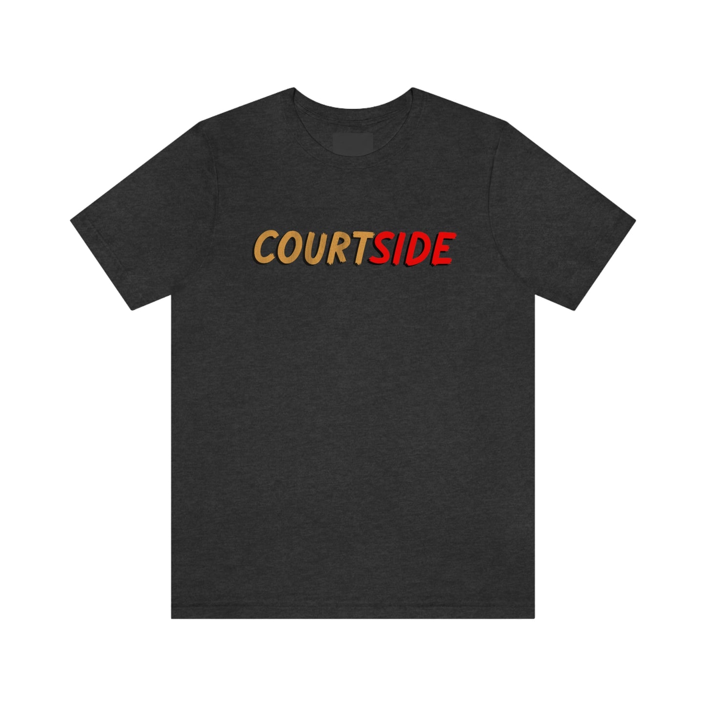 NWT Courtside Unisex Jersey Short Sleeve Tee