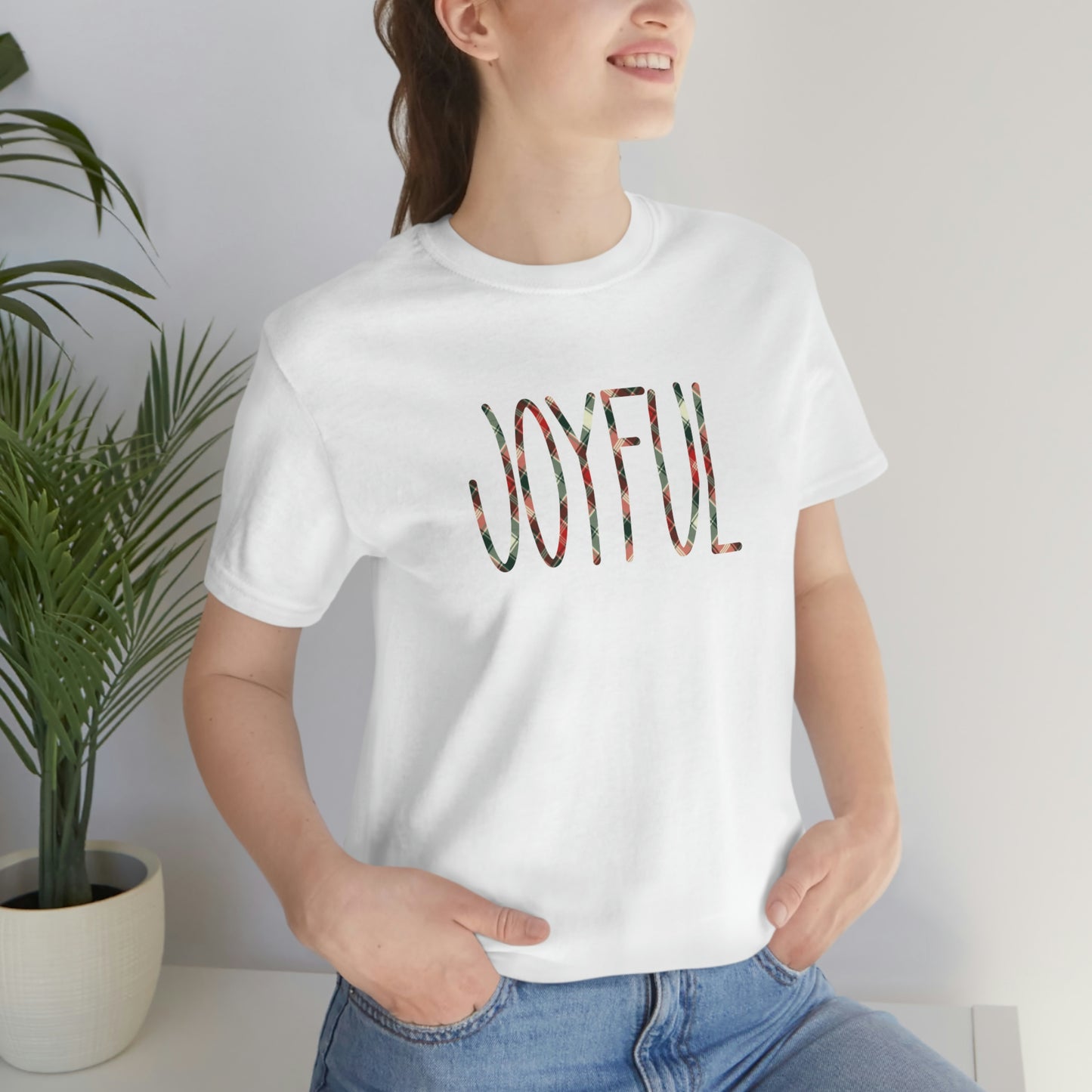 Holiday Joyful Unisex Jersey Short Sleeve Tee