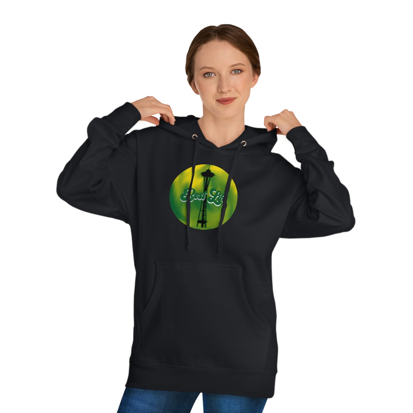 Best Life- Supersonic Space Needle Unisex Hooded Sweatshirt