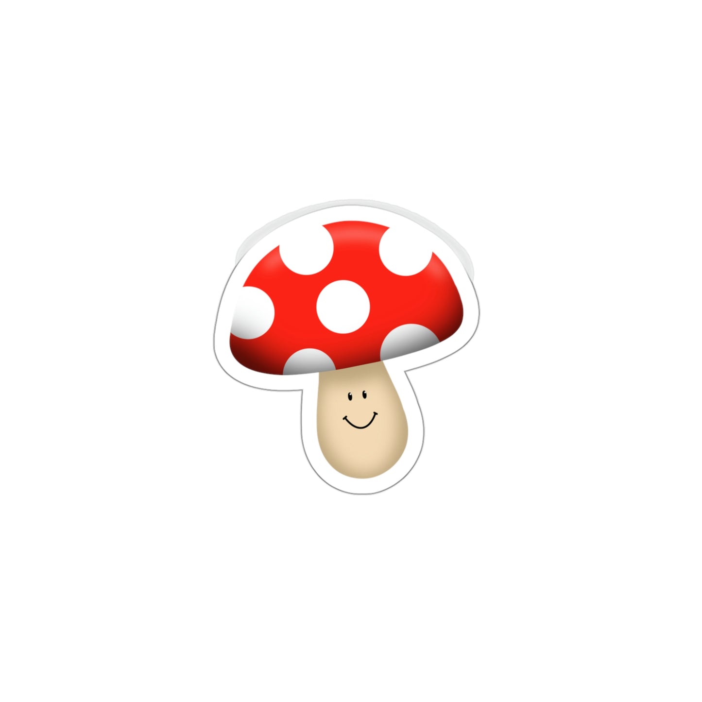 NWT- Mushroom Red Kiss-Cut Stickers