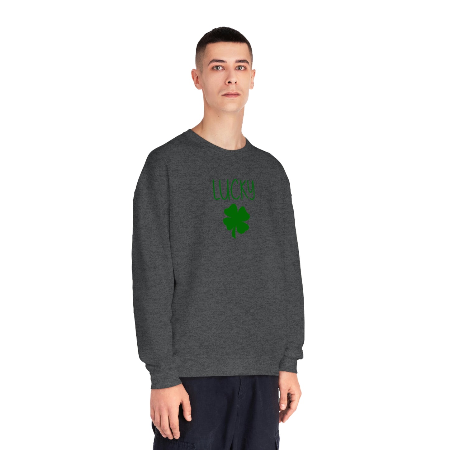 NWT- Lucky Clover Unisex NuBlend® Crewneck Sweatshirt