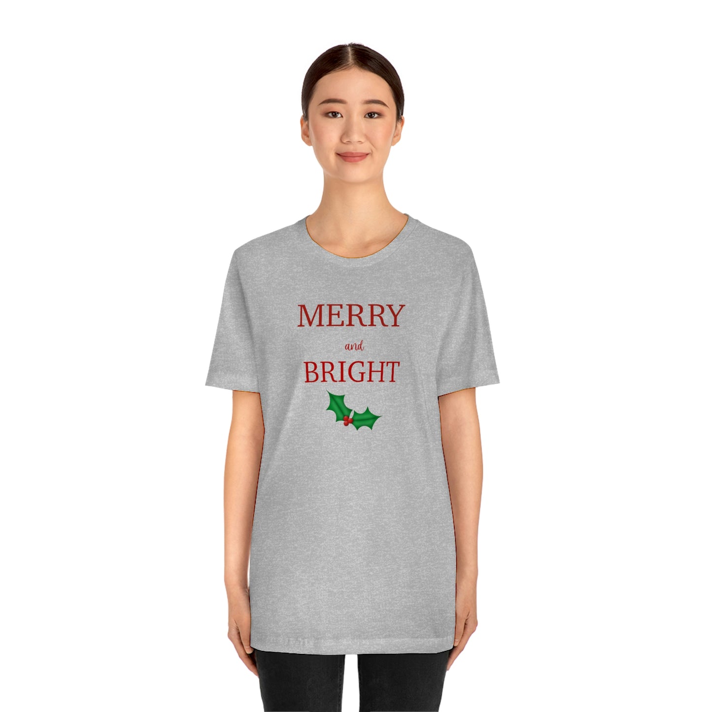 Holiday Merry Unisex Jersey Short Sleeve Tee