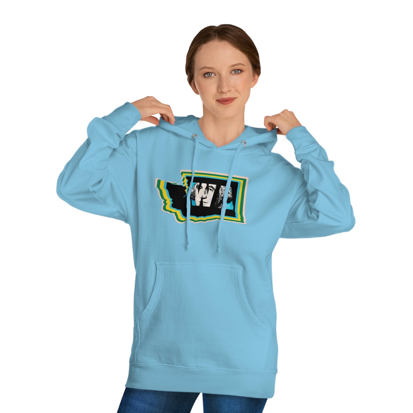 State Love- Washington Unisex Hooded Sweatshirt