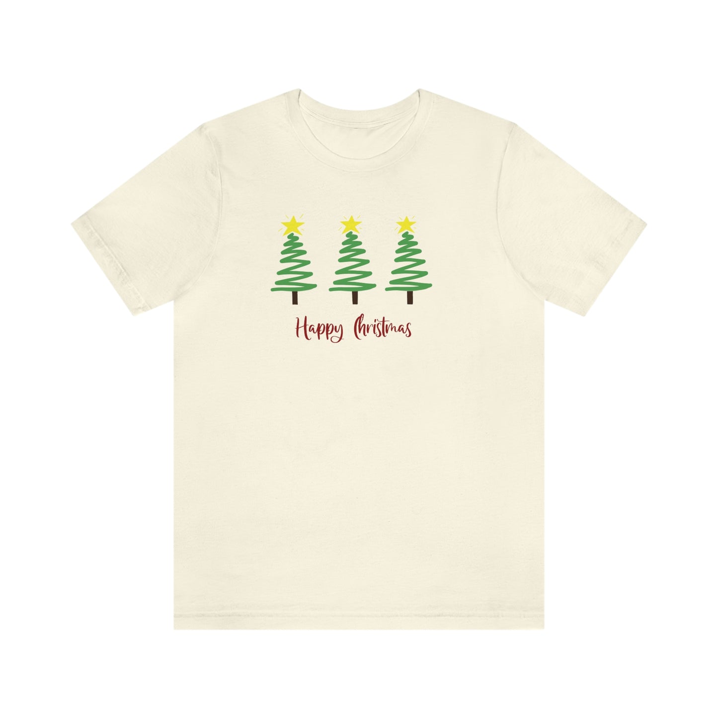 Holiday Happy Christmas Unisex Jersey Short Sleeve Tee