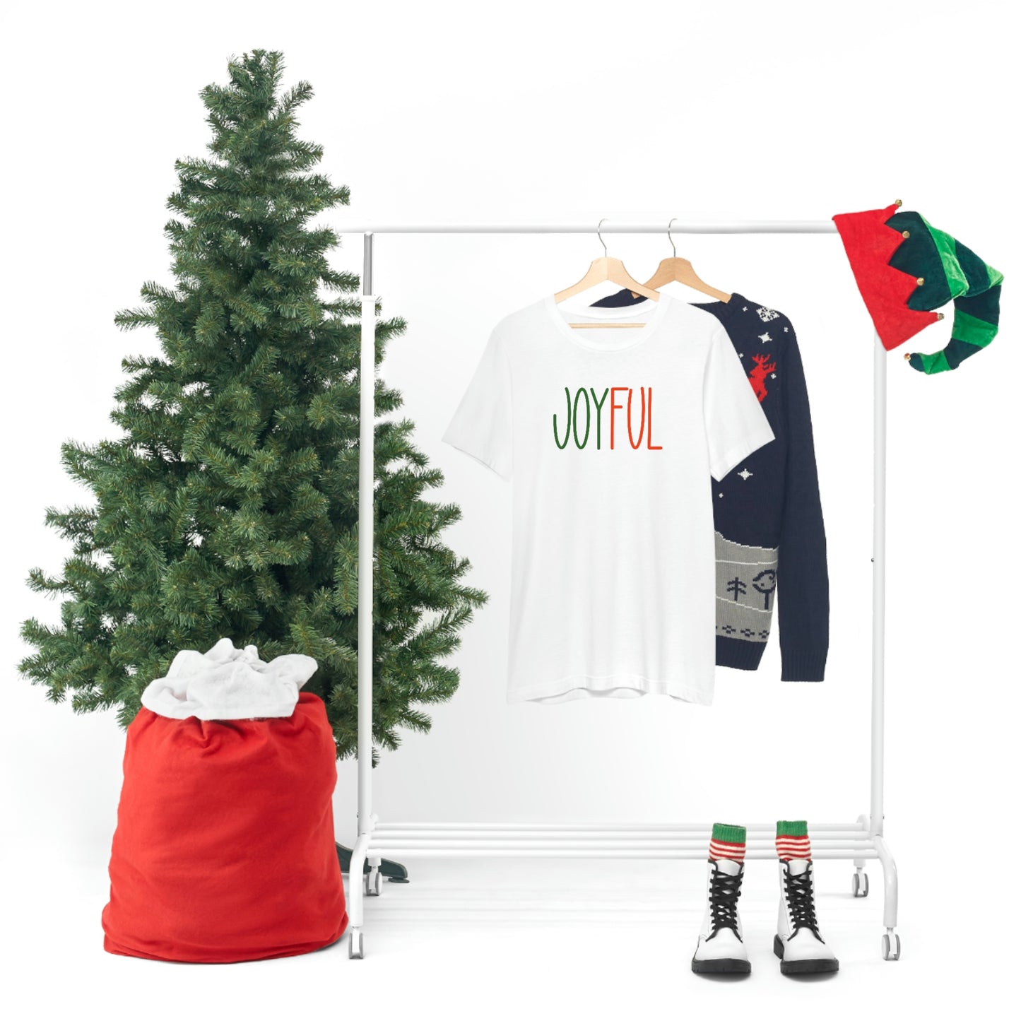 Holiday Joyful 1 Unisex Jersey Short Sleeve Tee