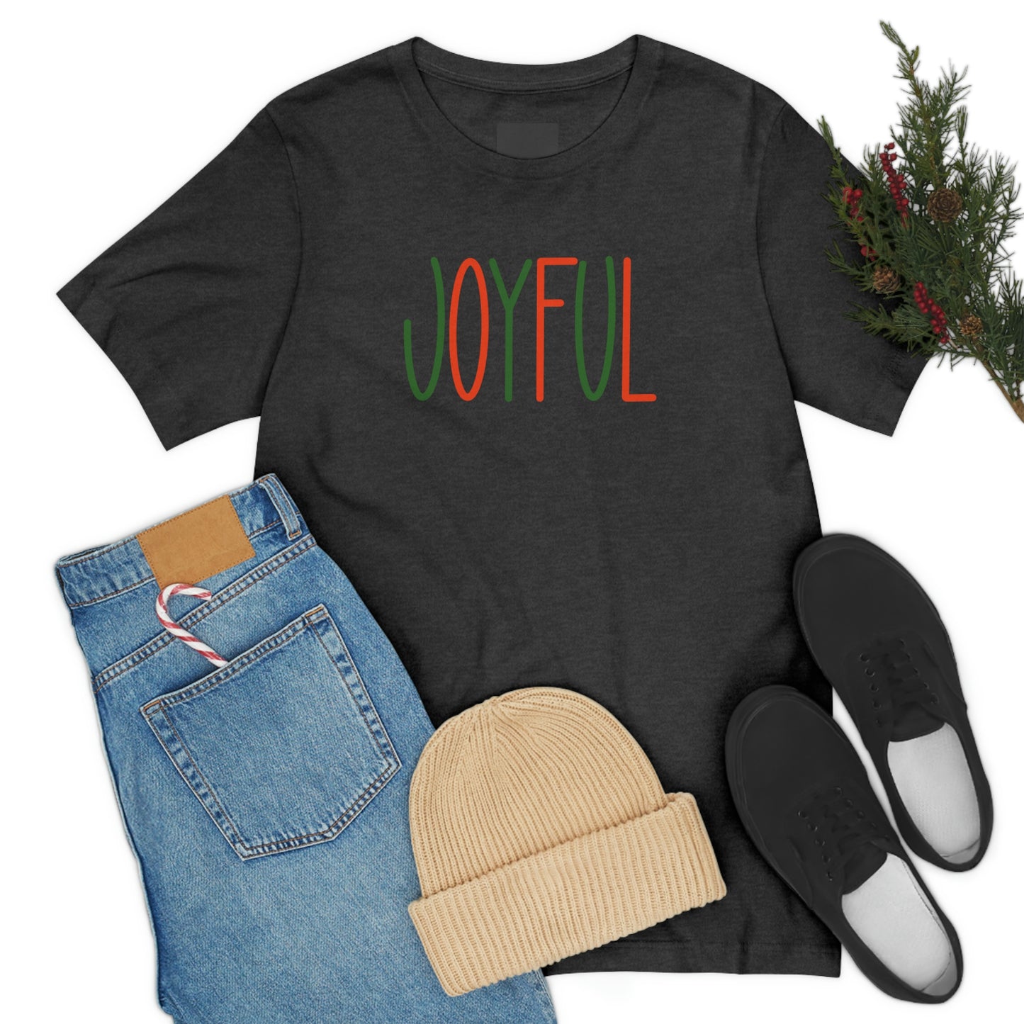 Holiday Joyful 2 Unisex Jersey Short Sleeve Tee