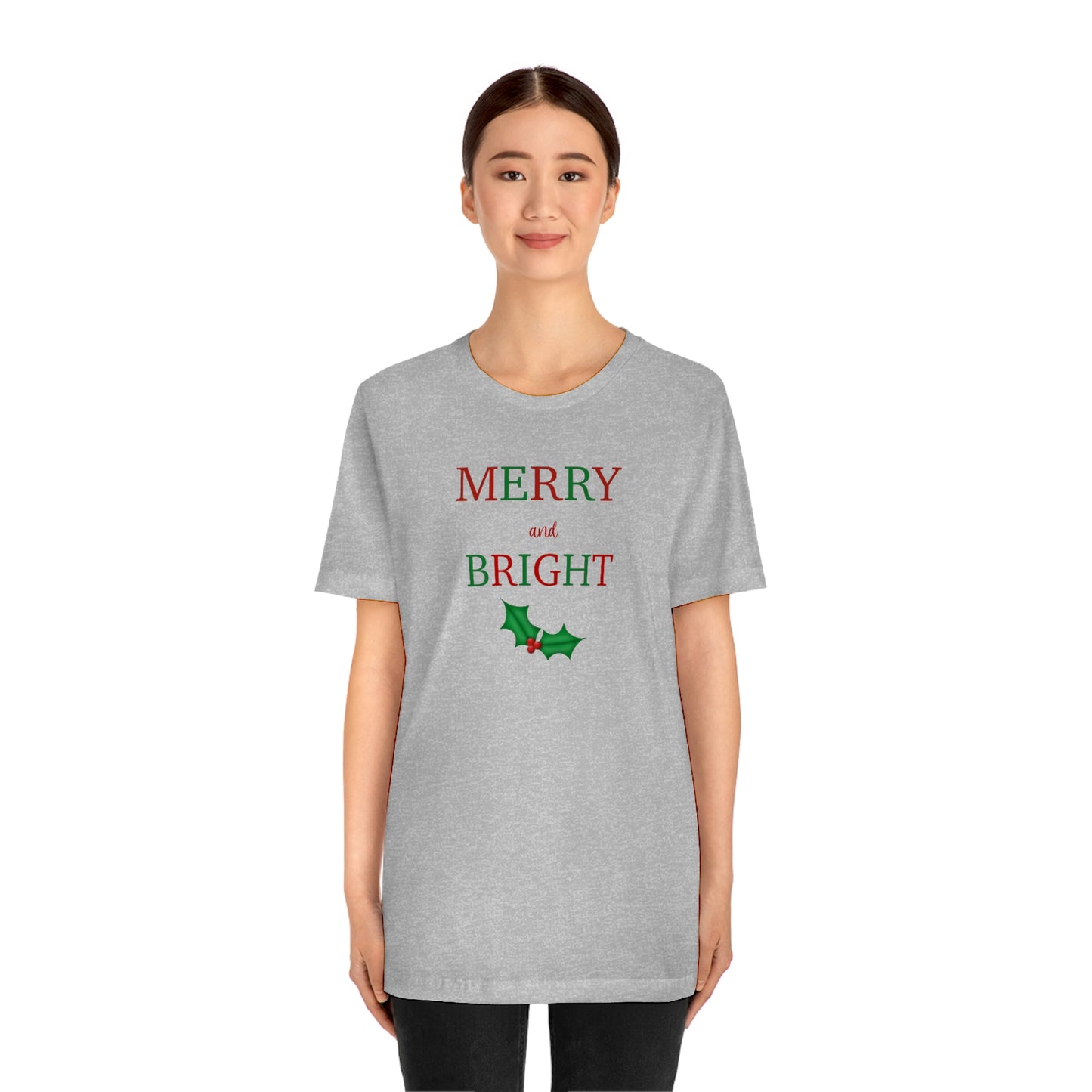 Holiday Merry 1 Unisex Jersey Short Sleeve Tee