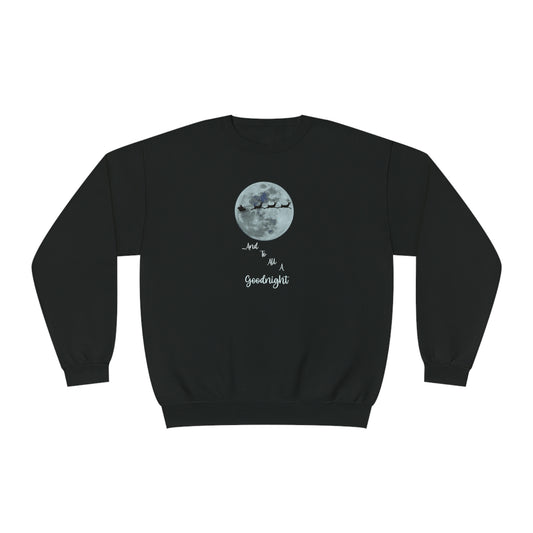 NWT- And To All A Good Night Unisex NuBlend® Crewneck Sweatshirt