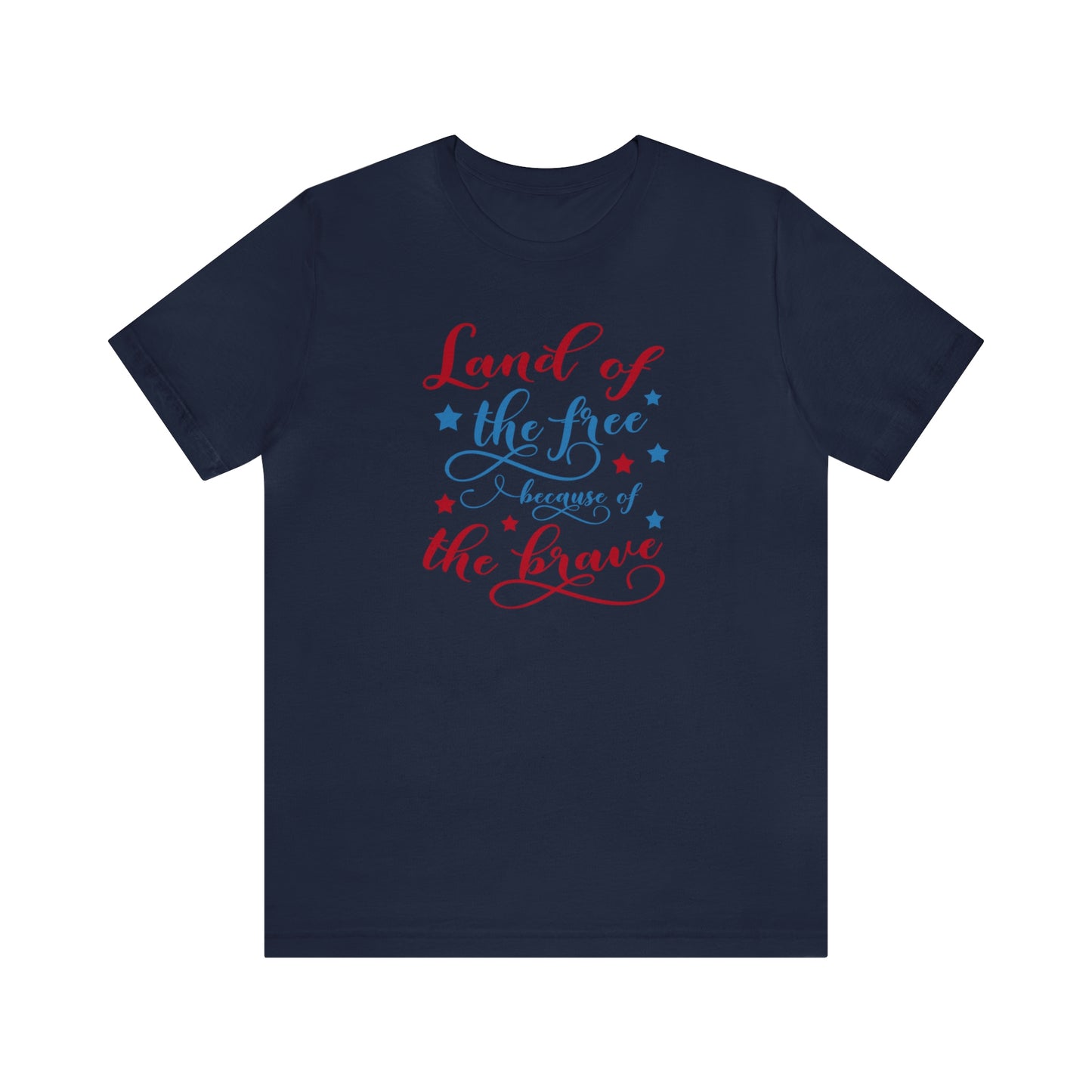 NWT- Land of the Free Unisex Jersey Short Sleeve Tee