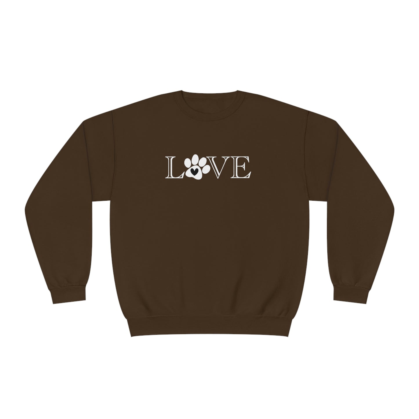 NWT- Puppy Love White  Unisex NuBlend® Crewneck Sweatshirt