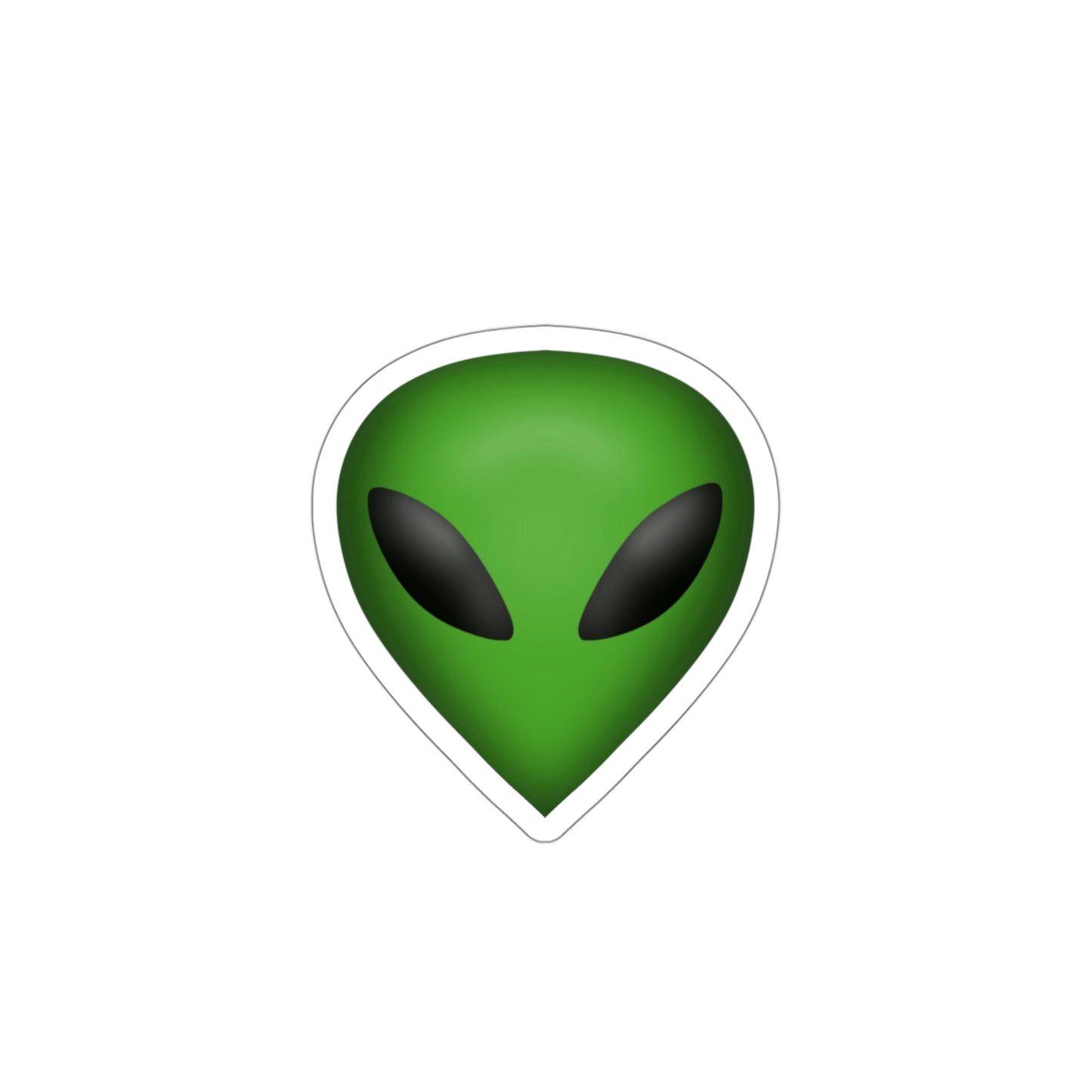 NWT- Alien Green Kiss-Cut Stickers