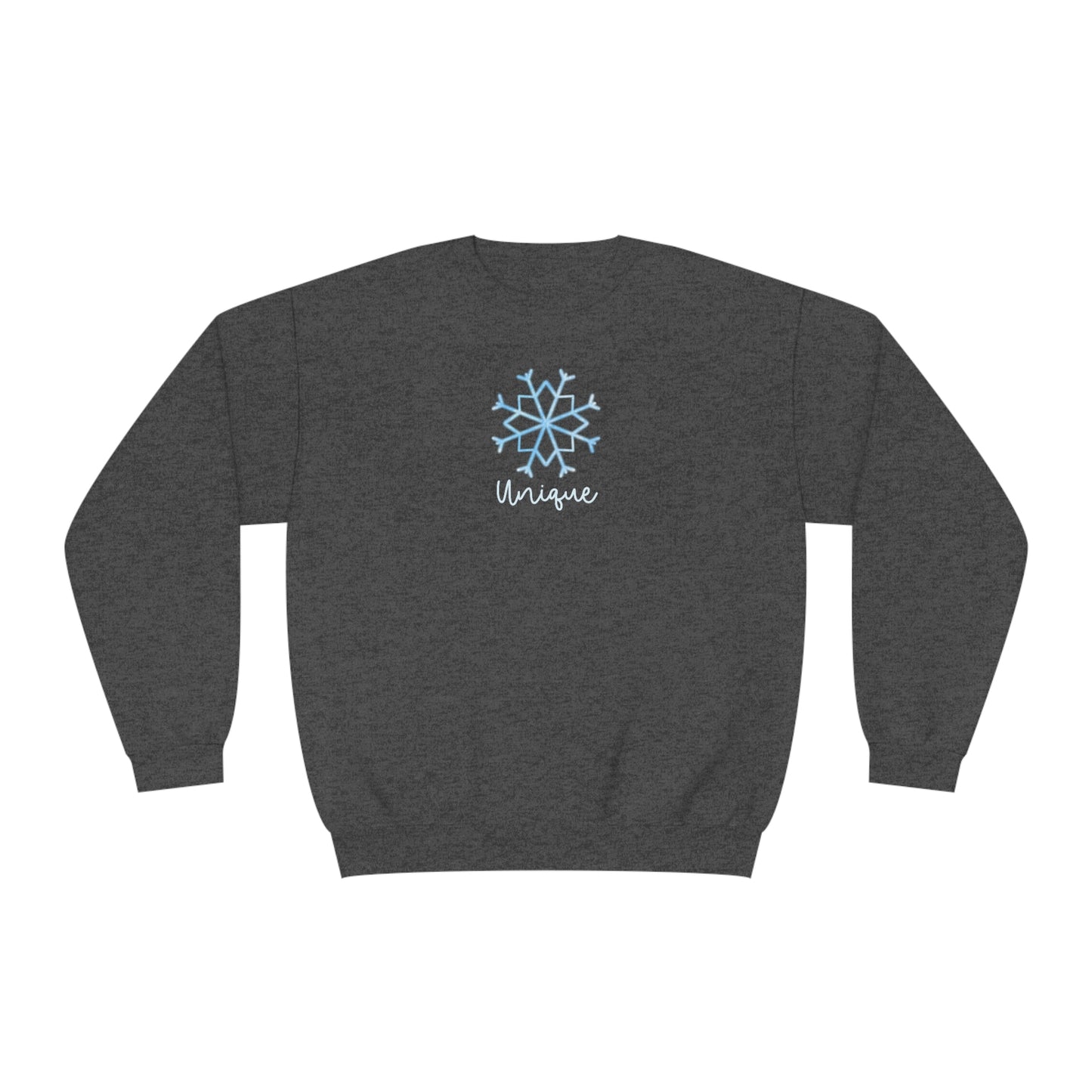 NWT- Unique Snowflake Unisex NuBlend® Crewneck Sweatshirt