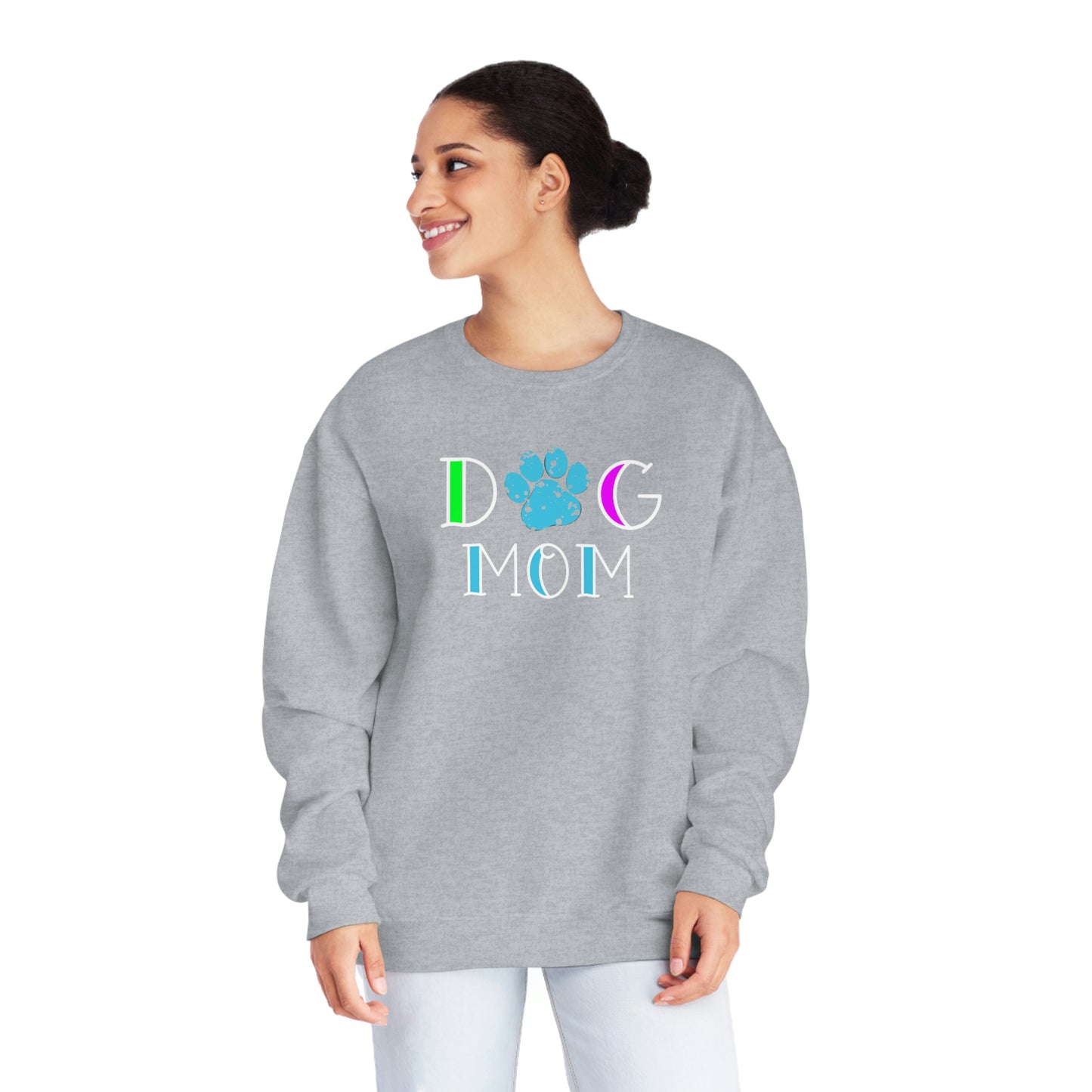 NWT- Dog Mom Unisex NuBlend® Crewneck Sweatshirt