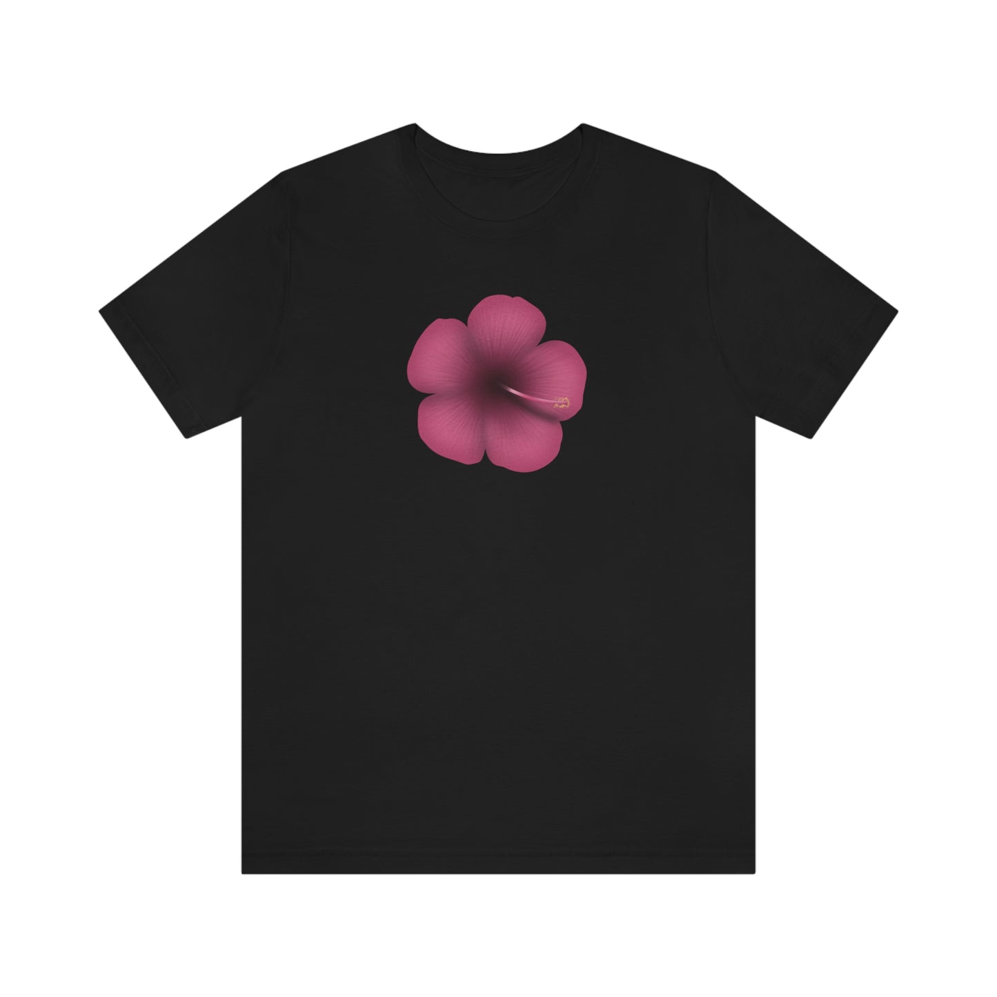 NWT Hibiscus Flower Unisex Jersey Short Sleeve Tee