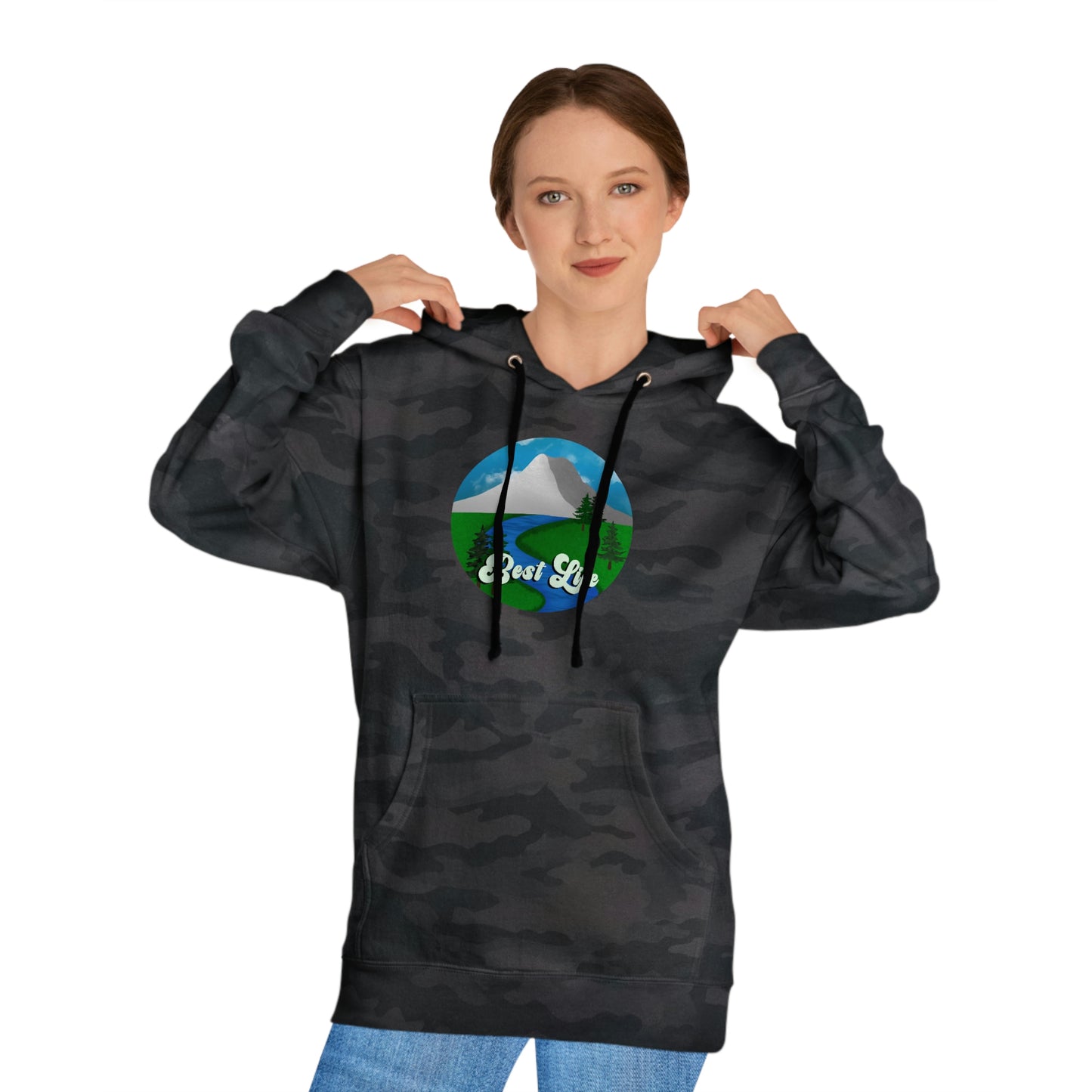 Best Life- River Landscape Unisex Hooded Sweatshirt