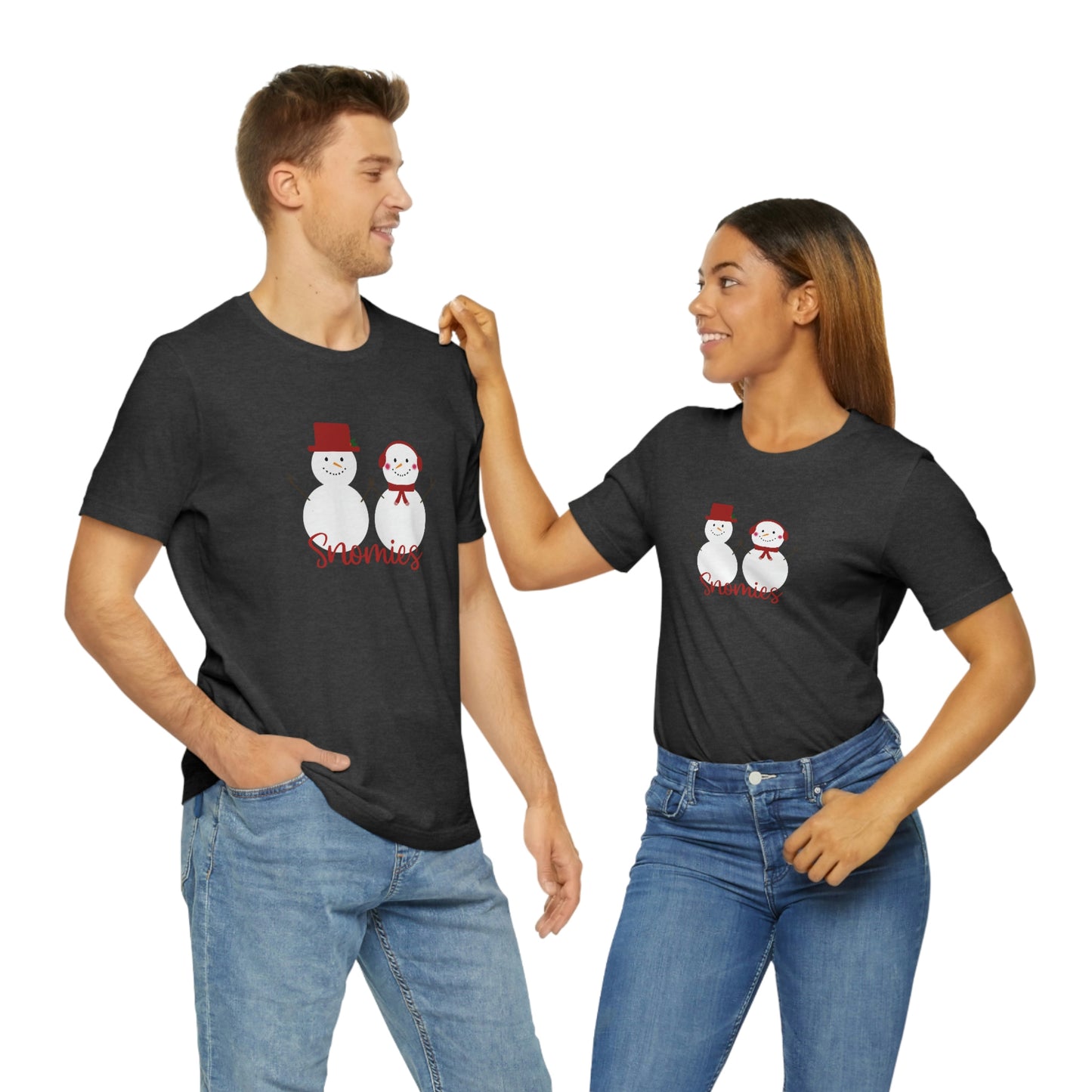 Holiday Red Snomies Unisex Jersey Short Sleeve Tee