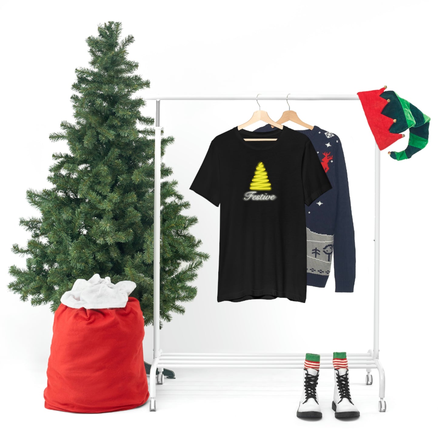 Holiday Festive 1 Unisex Jersey Short Sleeve Tee