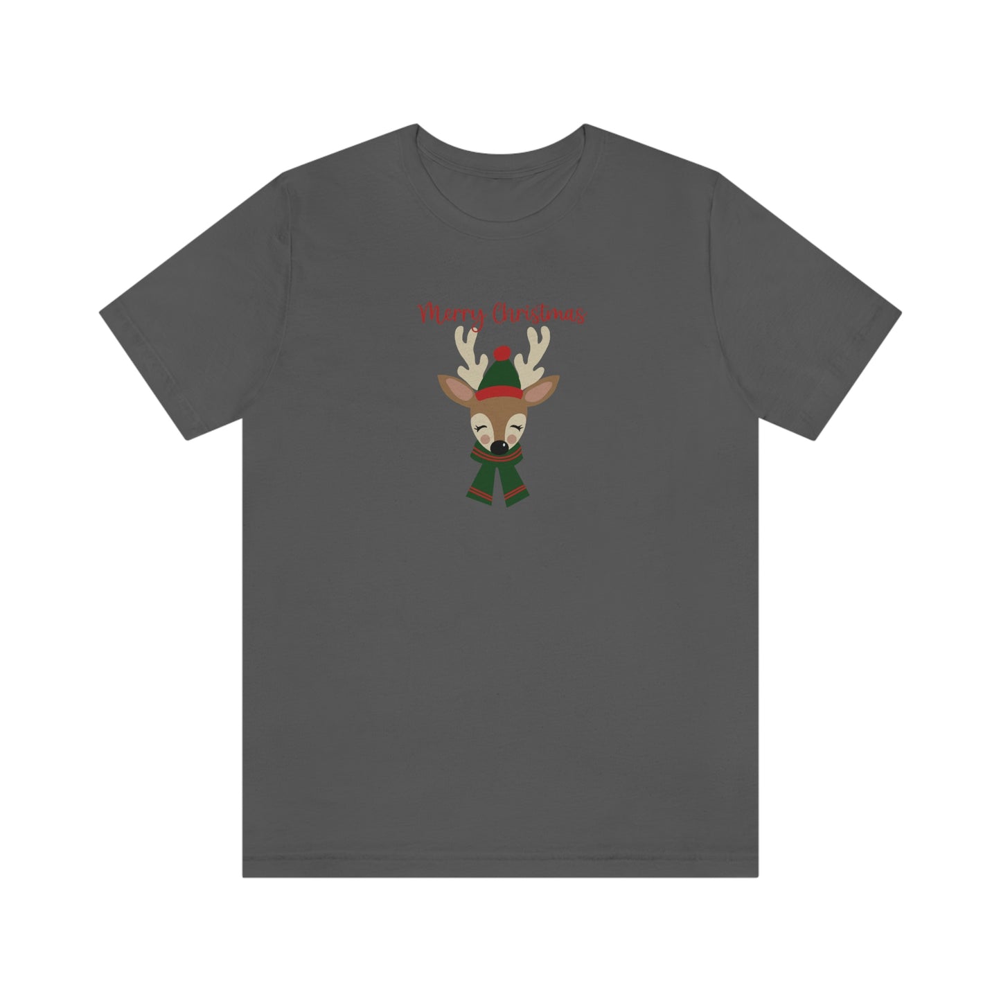 Holiday Reindeer 2 Unisex Jersey Short Sleeve Tee