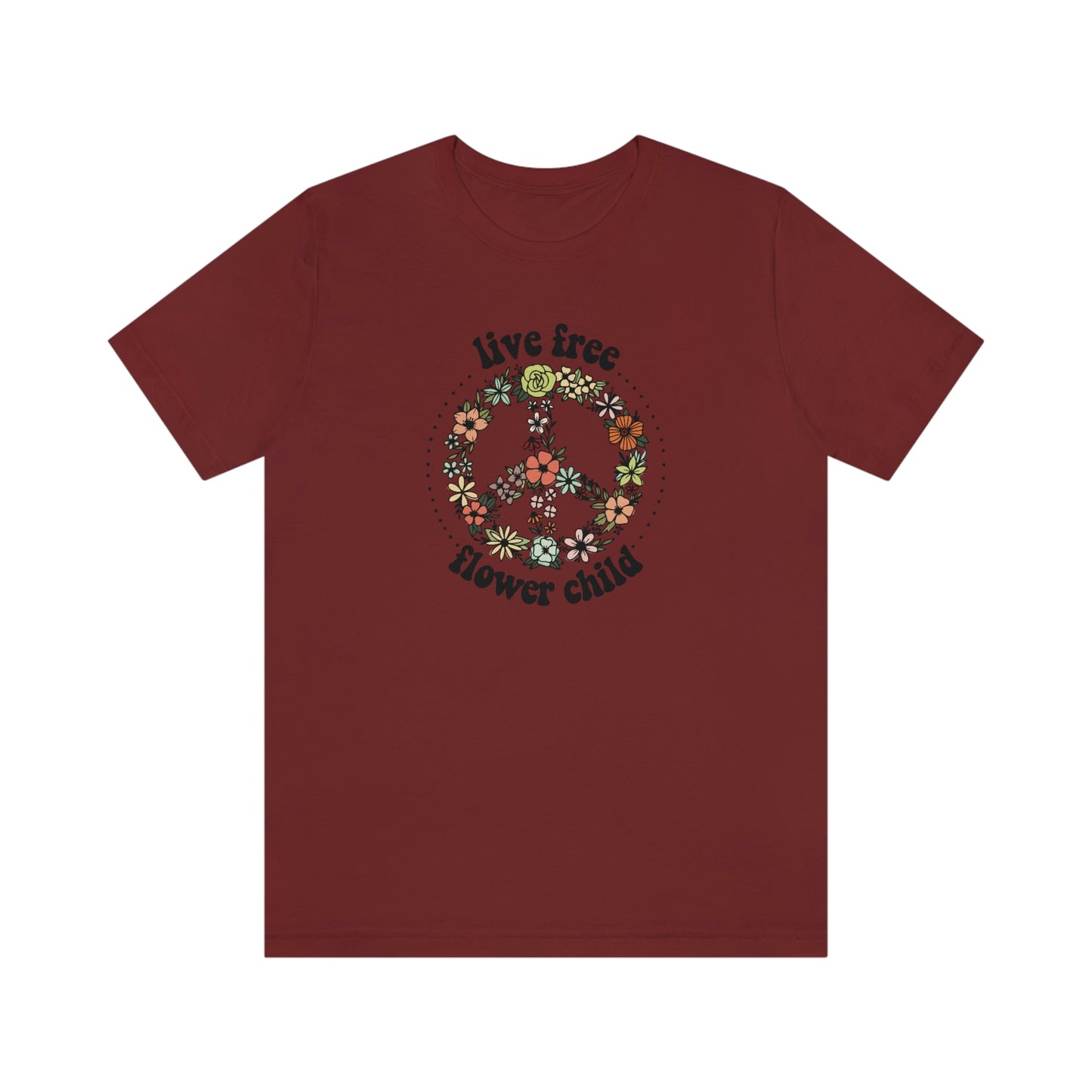 NWT - Wildflowers Flower Child Unisex Jersey Short Sleeve Tee