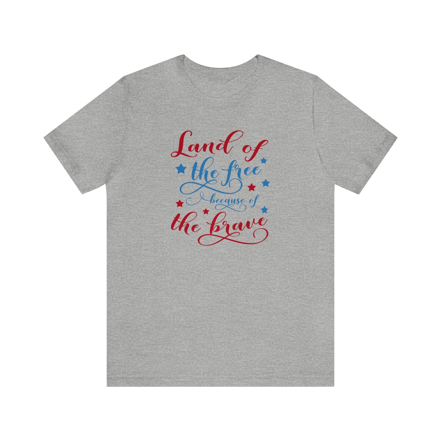 NWT- Land of the Free Unisex Jersey Short Sleeve Tee