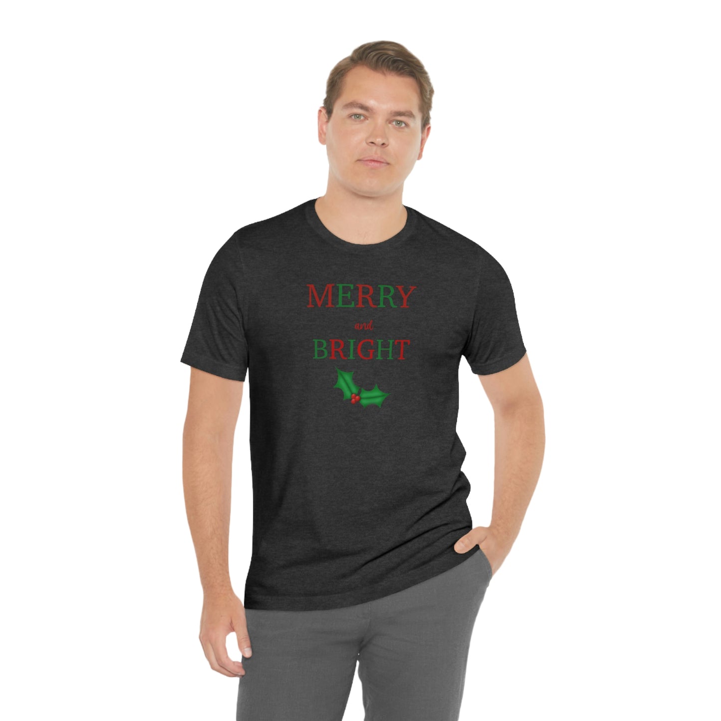 Holiday Merry 1 Unisex Jersey Short Sleeve Tee