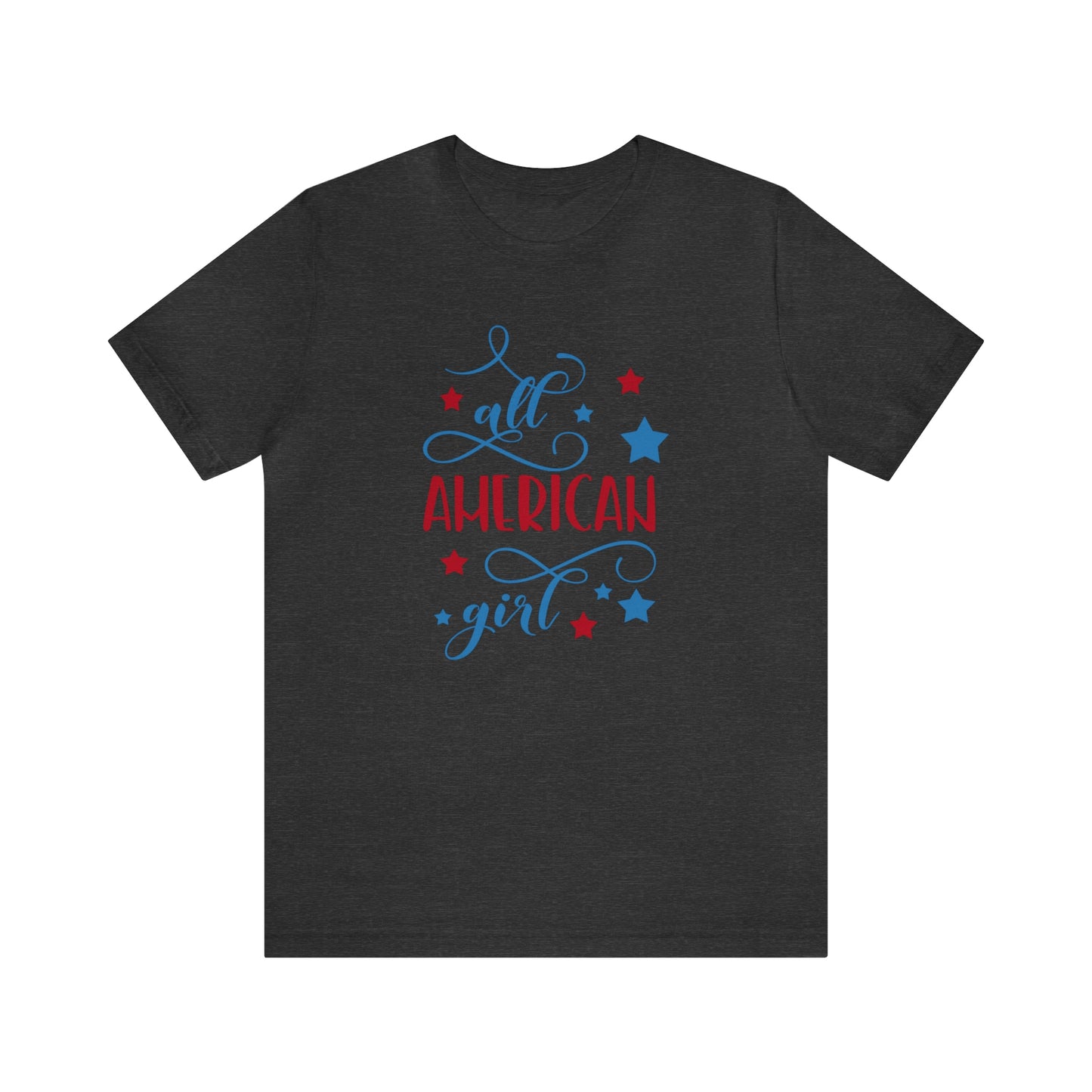 NWT- All American Girl Unisex Jersey Short Sleeve Tee