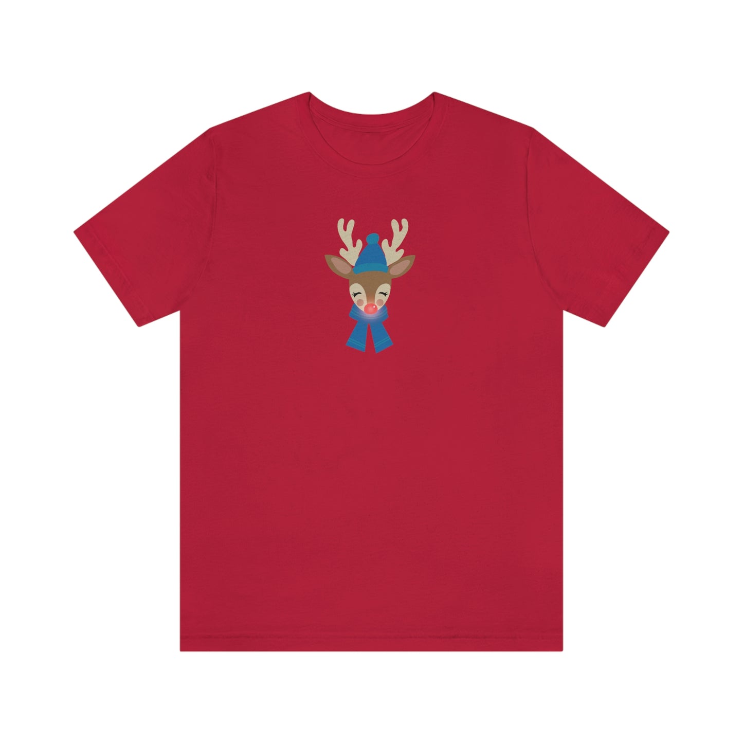 Holiday Reindeer 1 Unisex Jersey Short Sleeve Tee