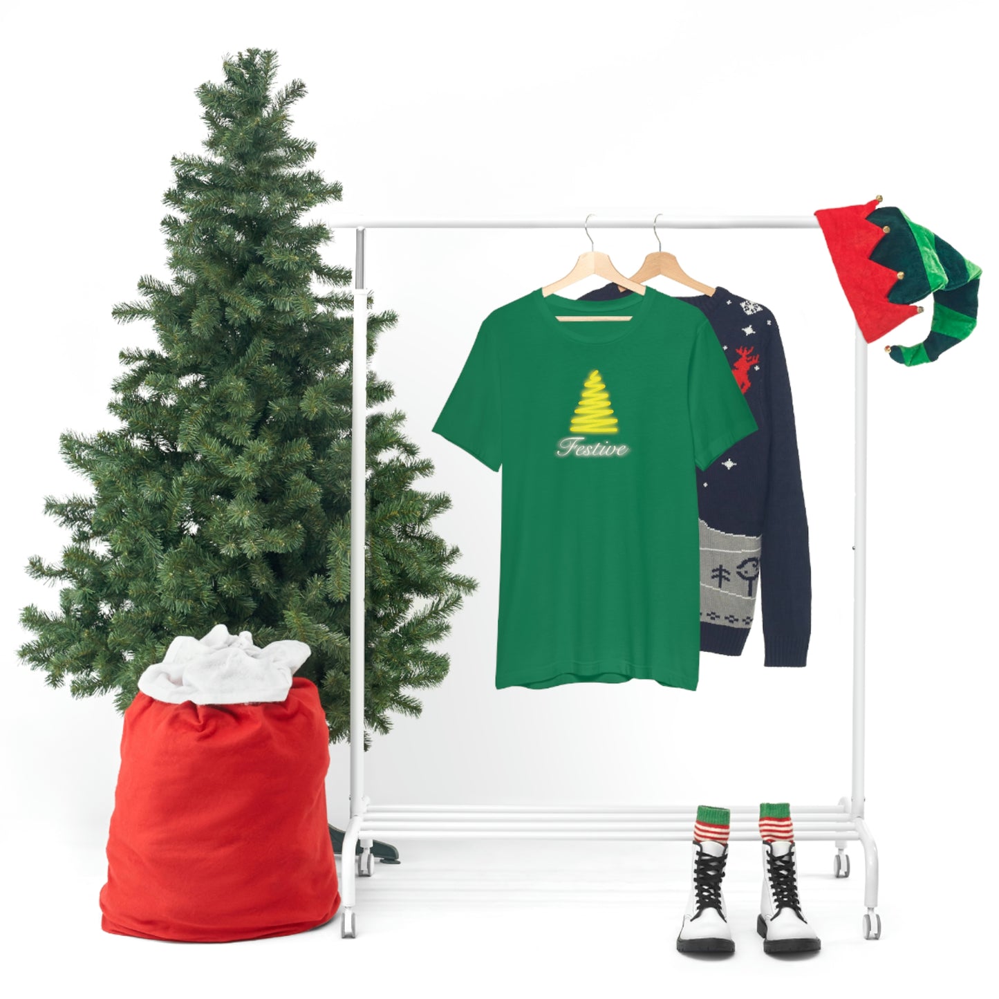 Holiday Festive 1 Unisex Jersey Short Sleeve Tee