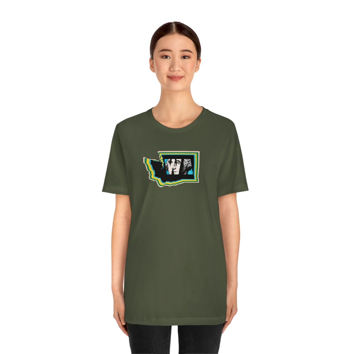 State Love- Washington Unisex Jersey Short Sleeve Tee