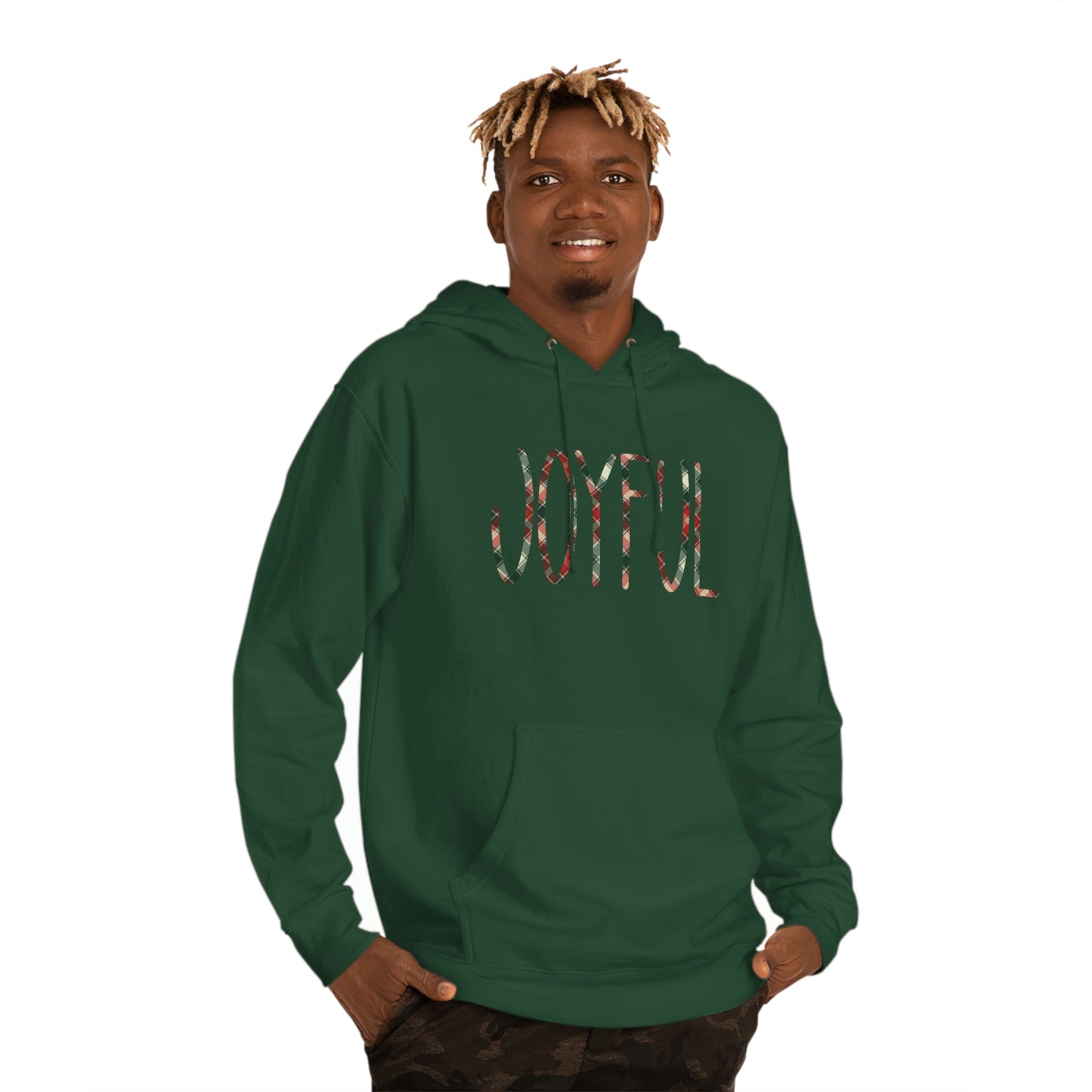 Holiday Joyful Unisex Hooded Sweatshirt