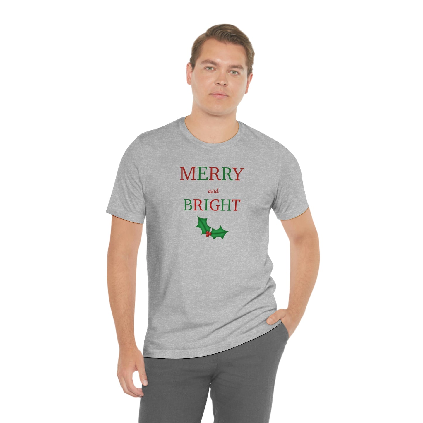 Holiday Merry 1 Unisex Jersey Short Sleeve Tee