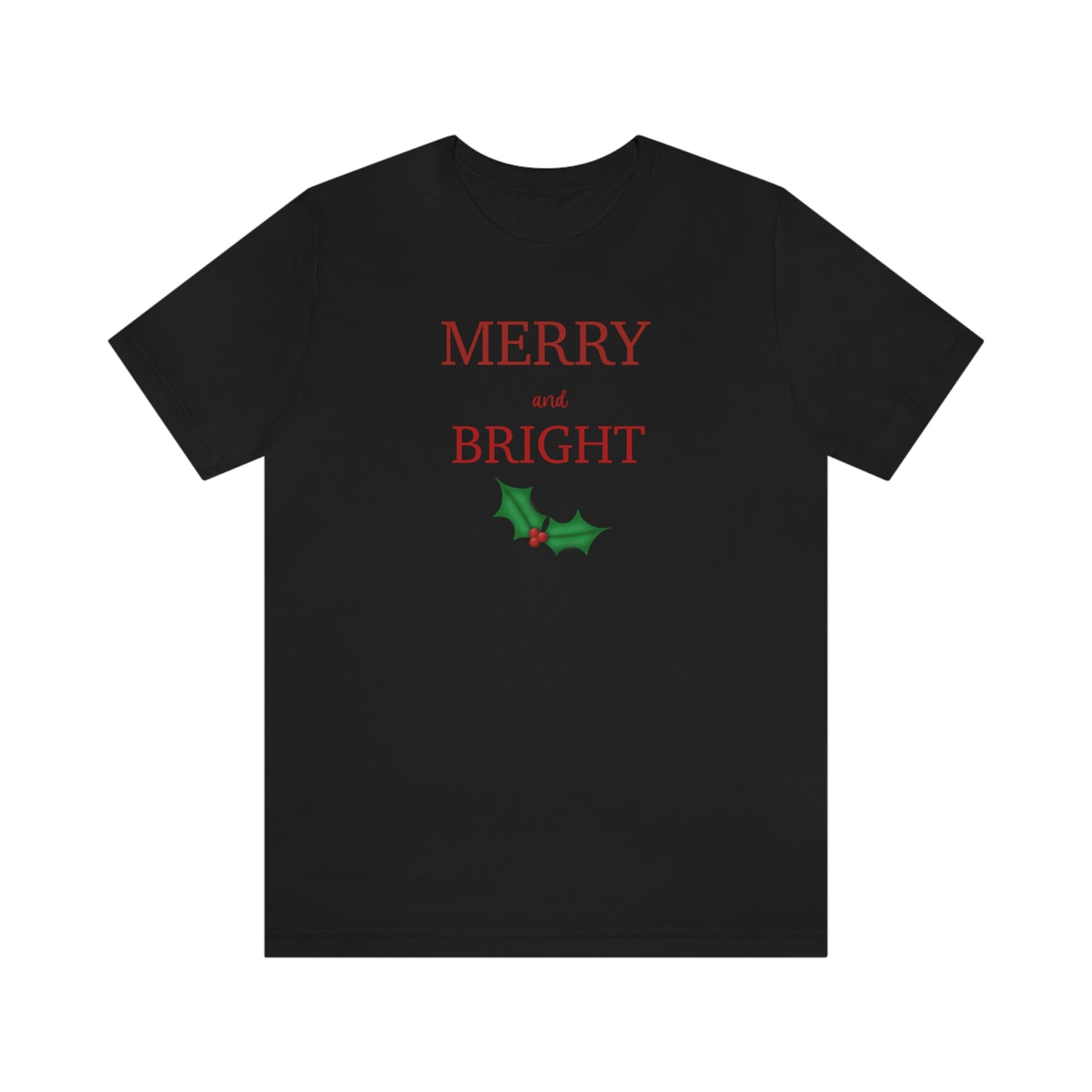 Holiday Merry Unisex Jersey Short Sleeve Tee