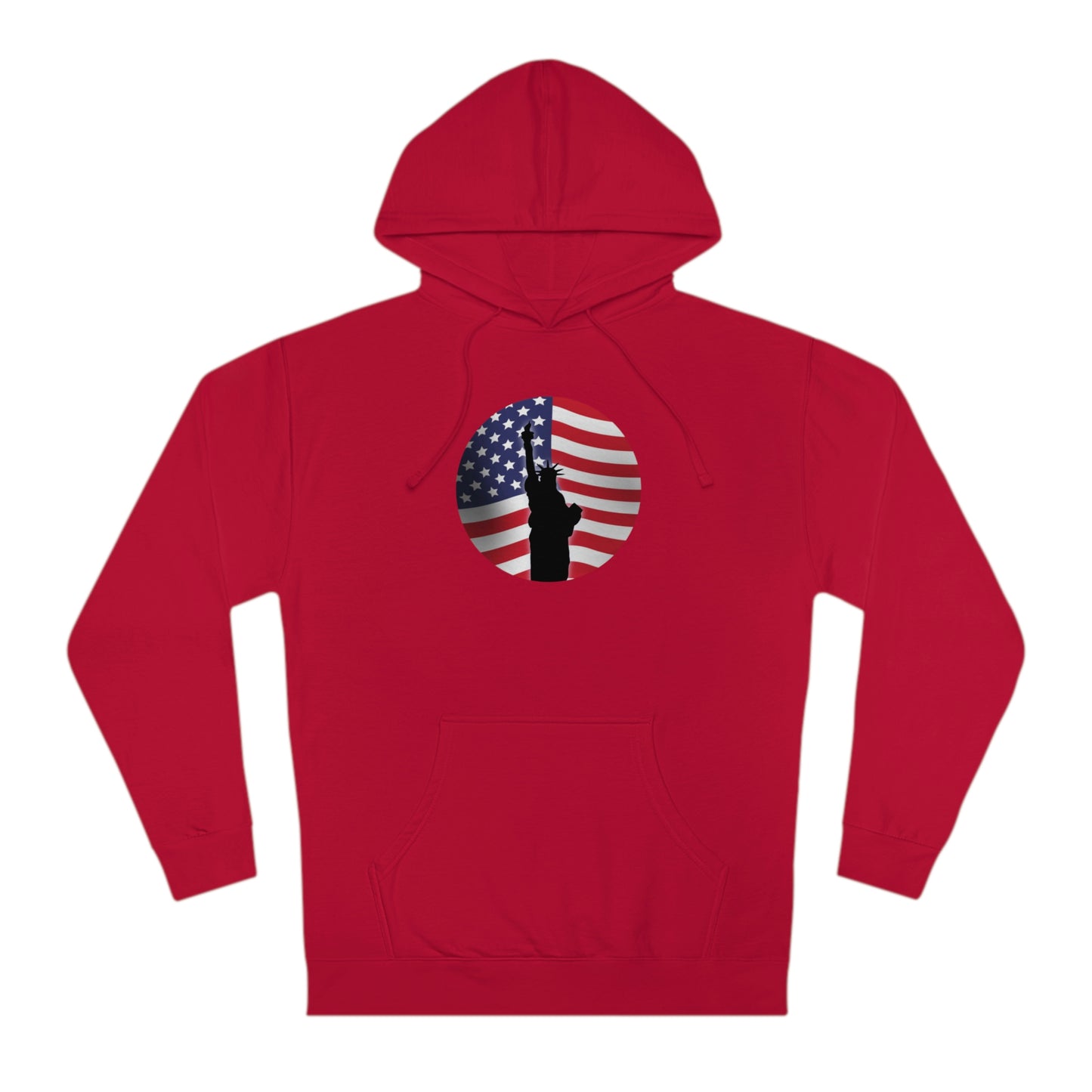 Holiday Lady Liberty 2 Unisex Hooded Sweatshirt