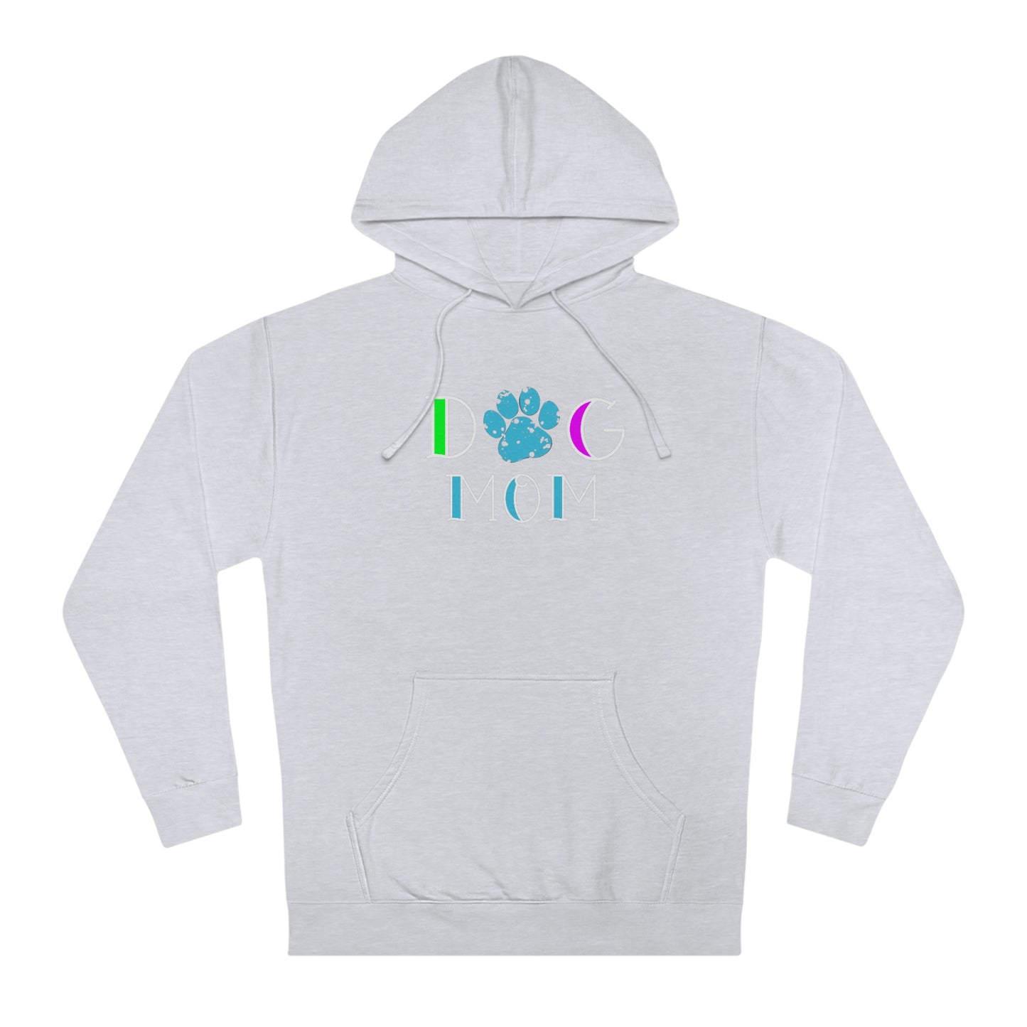 NWT Dog Mom Blue Unisex Hooded Sweatshirt