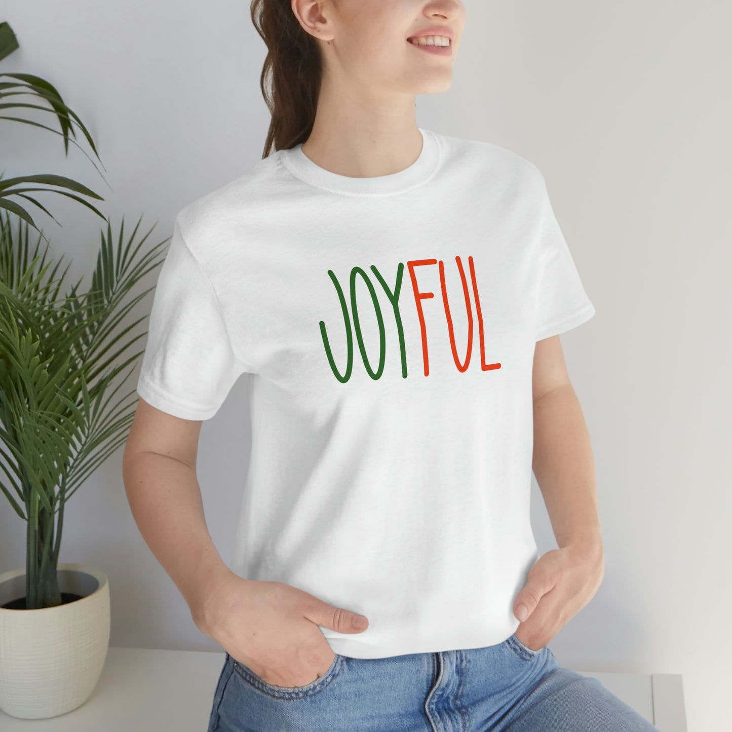 Holiday Joyful 1 Unisex Jersey Short Sleeve Tee