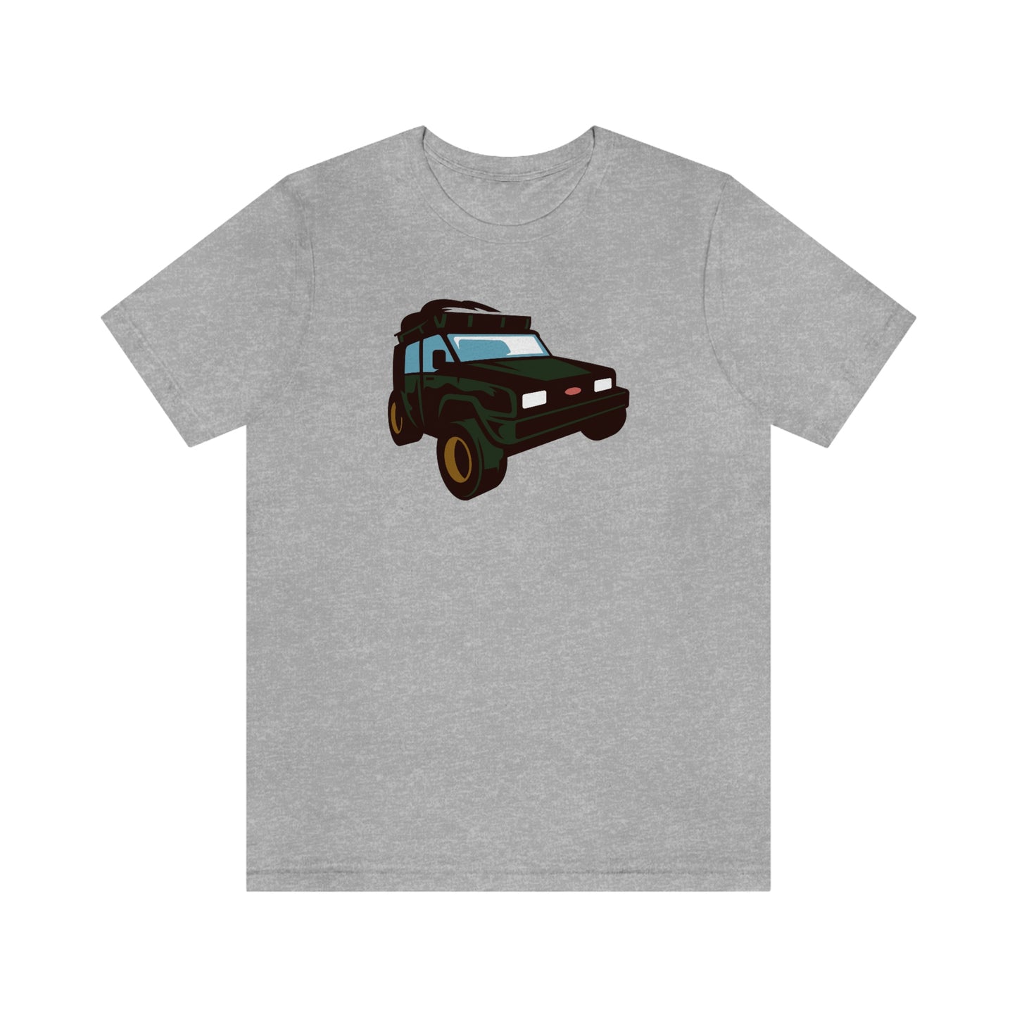 NWT - Dark Green Jeep Unisex Jersey Short Sleeve Tee