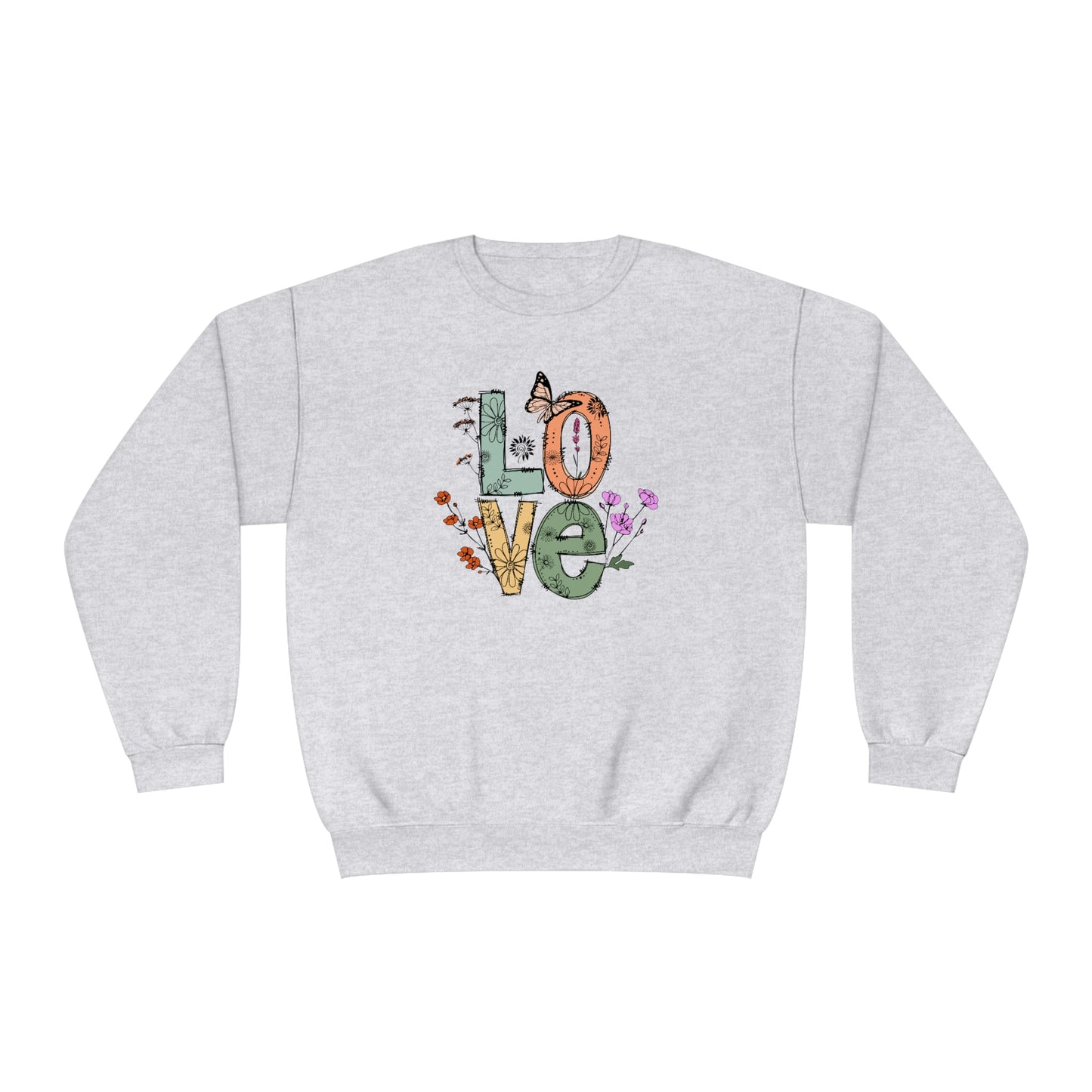 NWT - Wildflowers Love Unisex NuBlend® Crewneck Sweatshirt