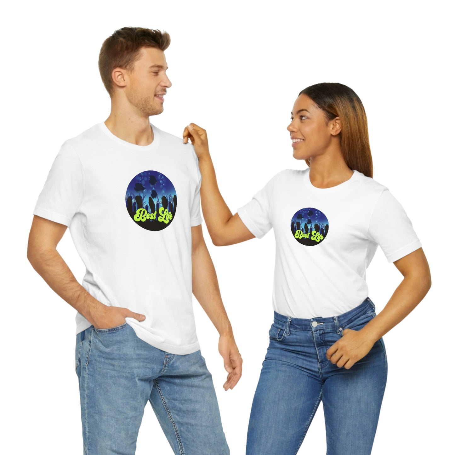 Best Life- Underwater Scene Unisex Jersey Short Sleeve Tee