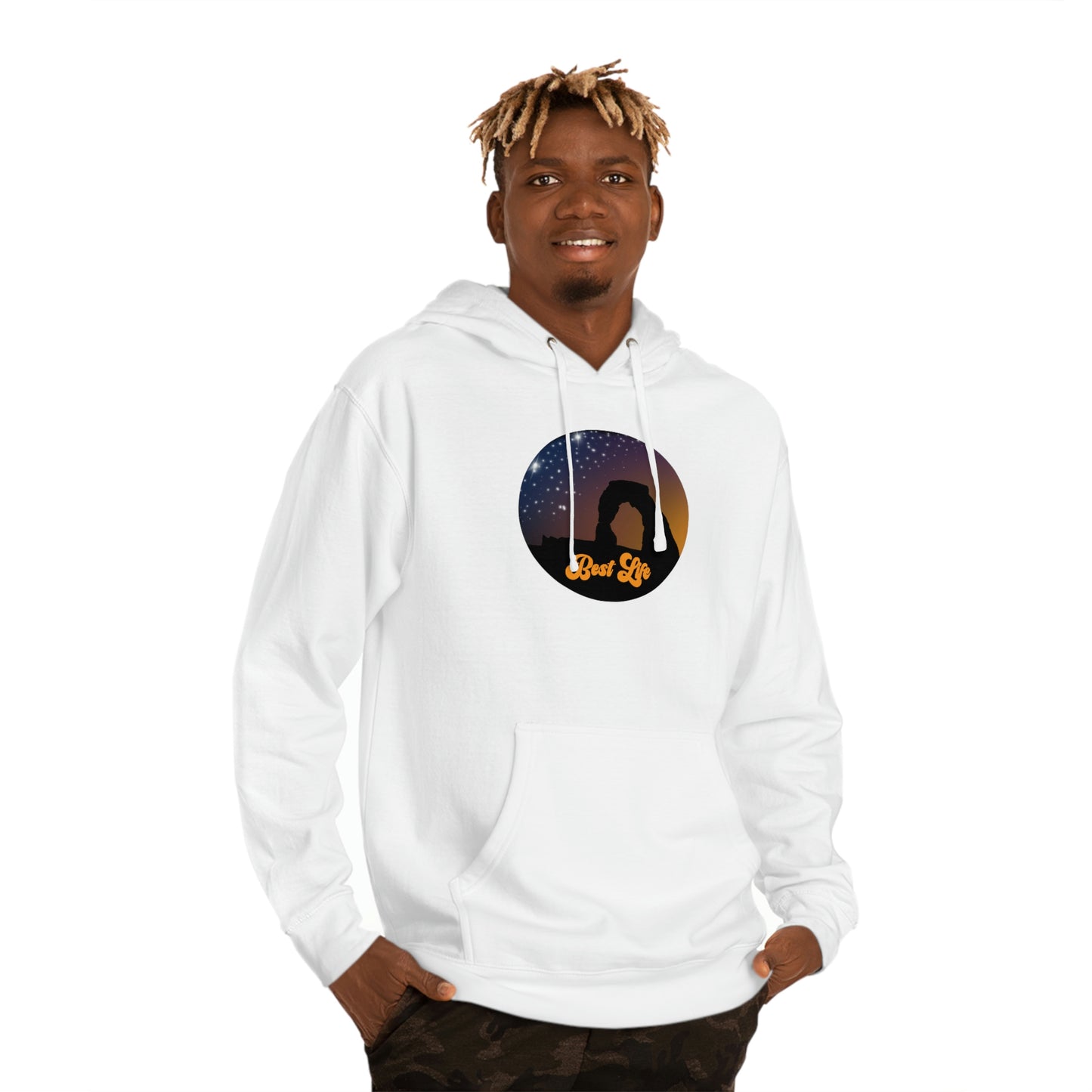 Best Life-Moab Arch 1 Unisex Hooded Sweatshirt