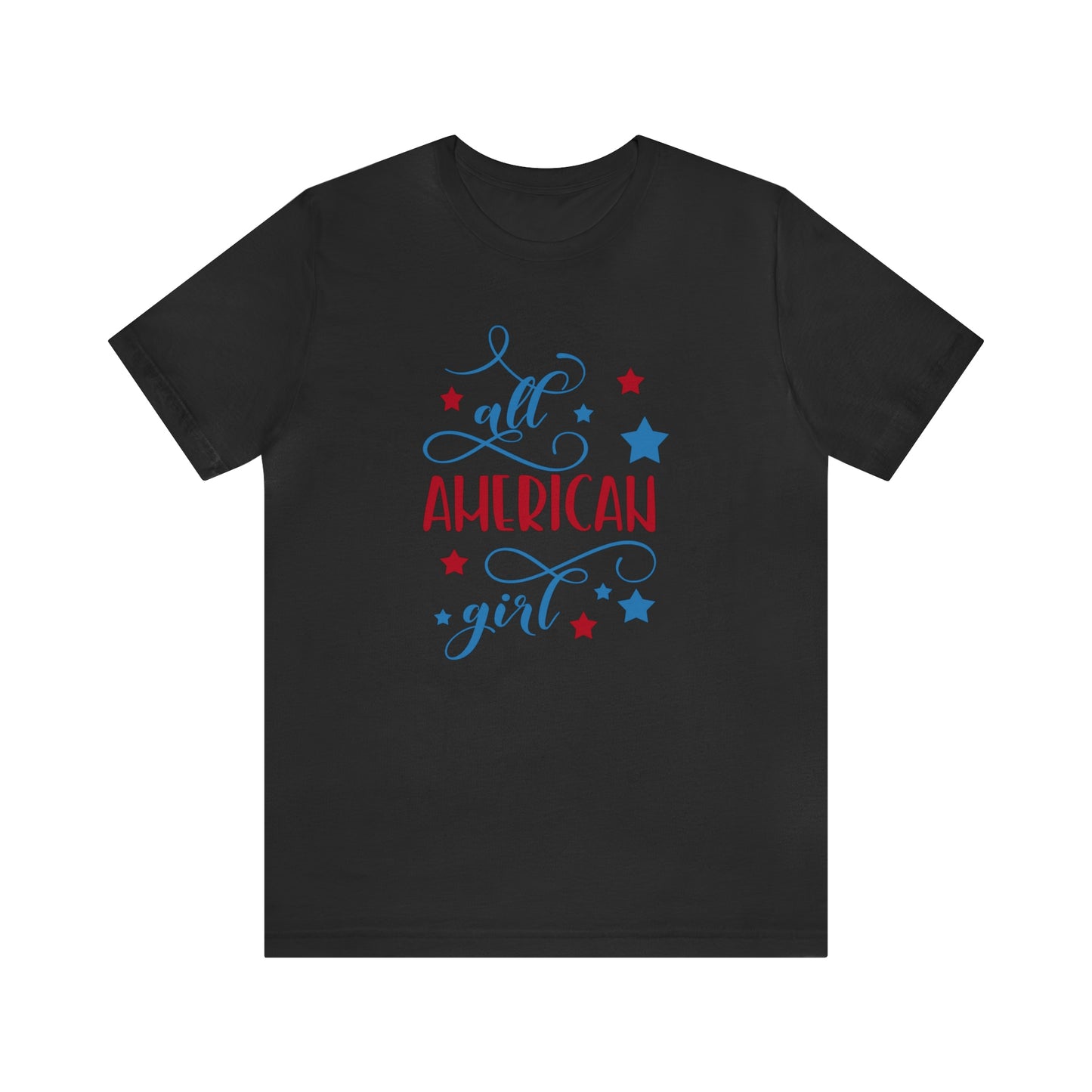 NWT- All American Girl Unisex Jersey Short Sleeve Tee