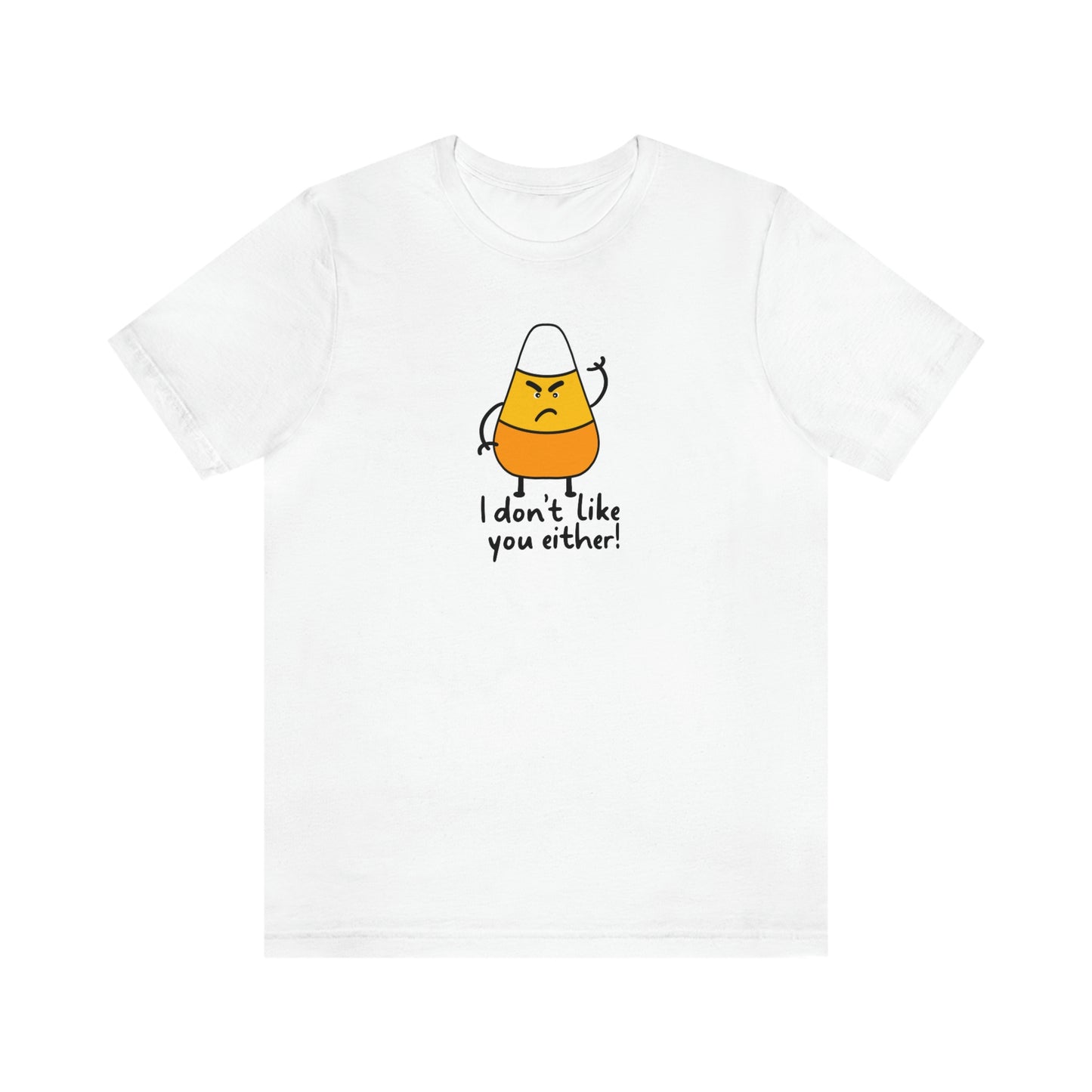 Halloween Candy Corn Unisex Jersey Short Sleeve Tee